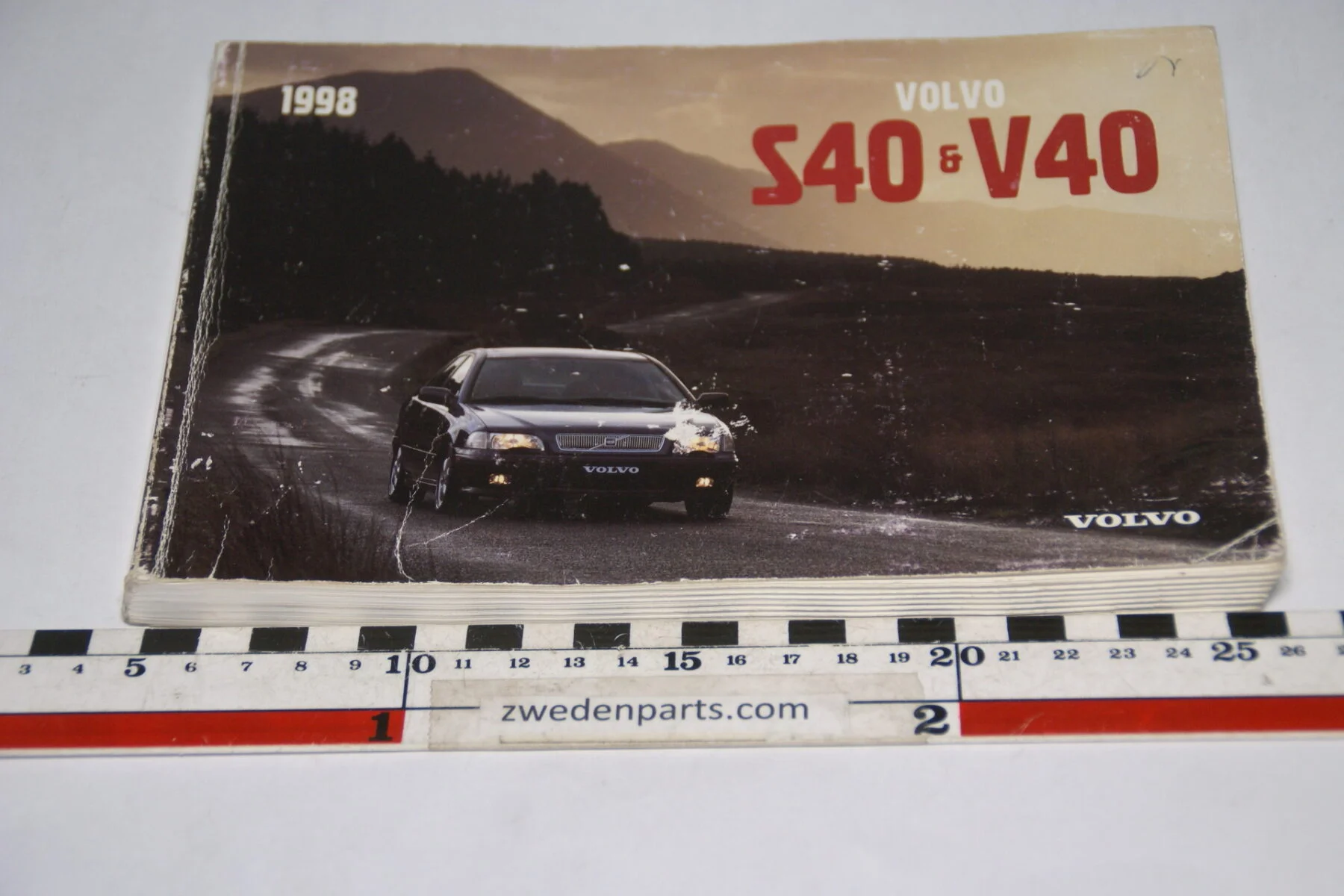 DSC07717 1997 originele instructieboekje Volvo S40 V40 nr TP 4162-1 Svensk-a904da39