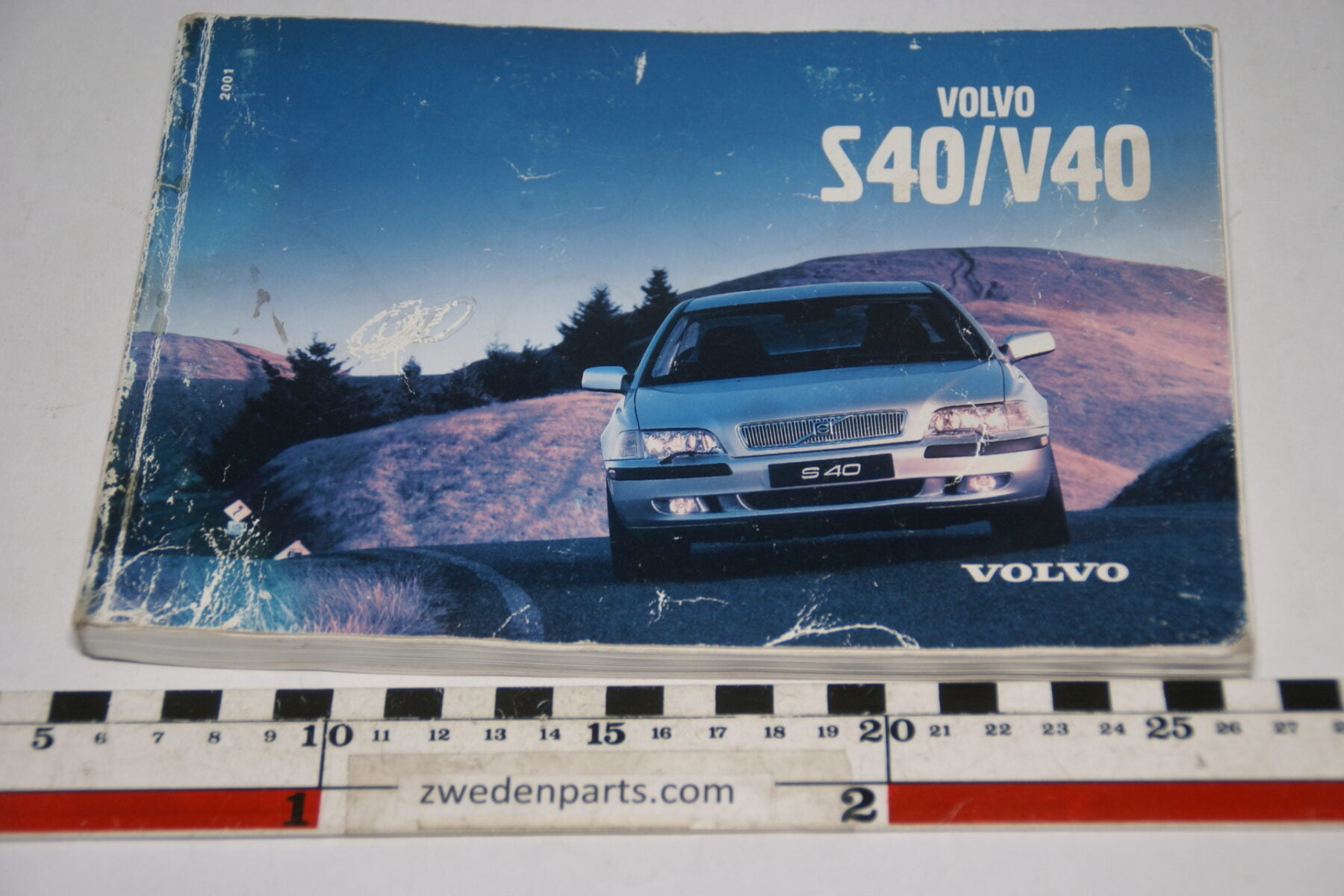 DSC07719 ca 2000 originele instructieboekje Volvo S40 V40 nr TP 4816 Svensk-39493407