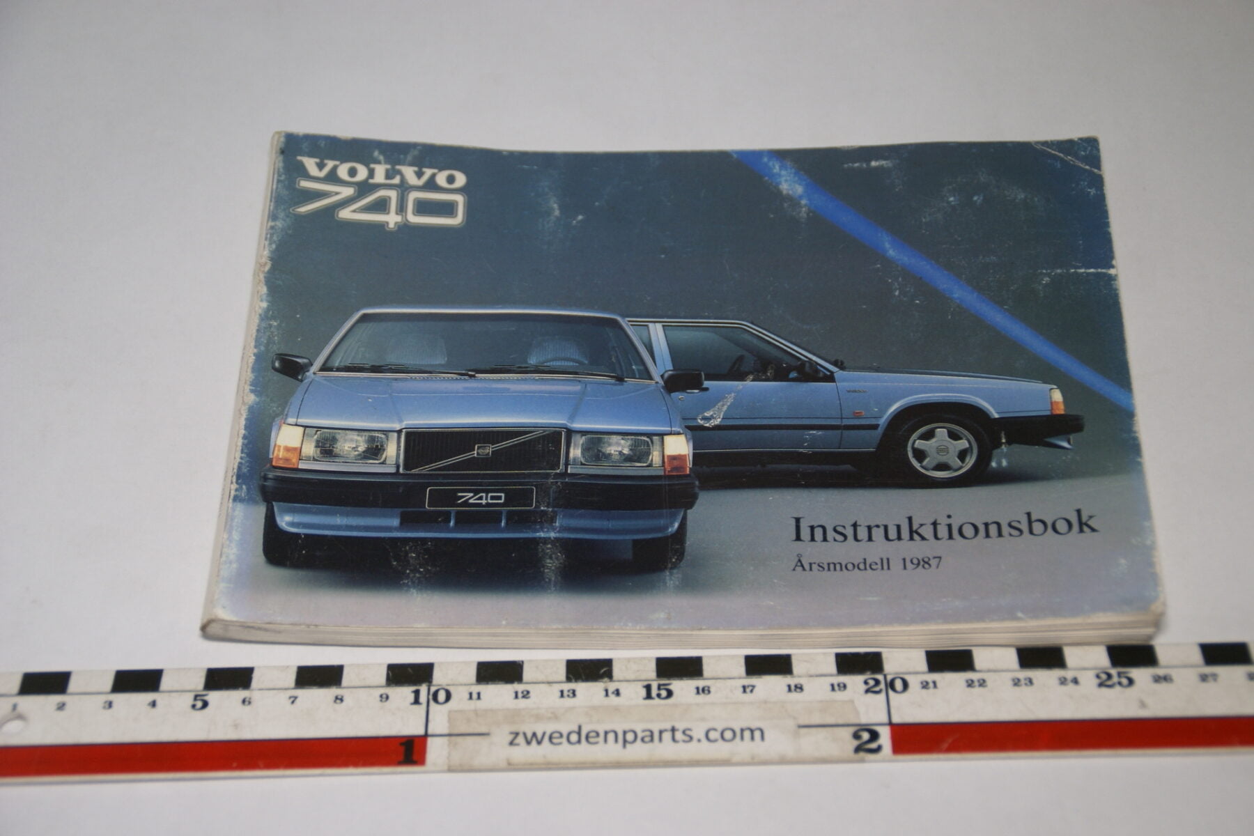DSC07735 1986 originele instructieboekje Volvo 740 nr TP 2760-1 Svensk-cd5031d5