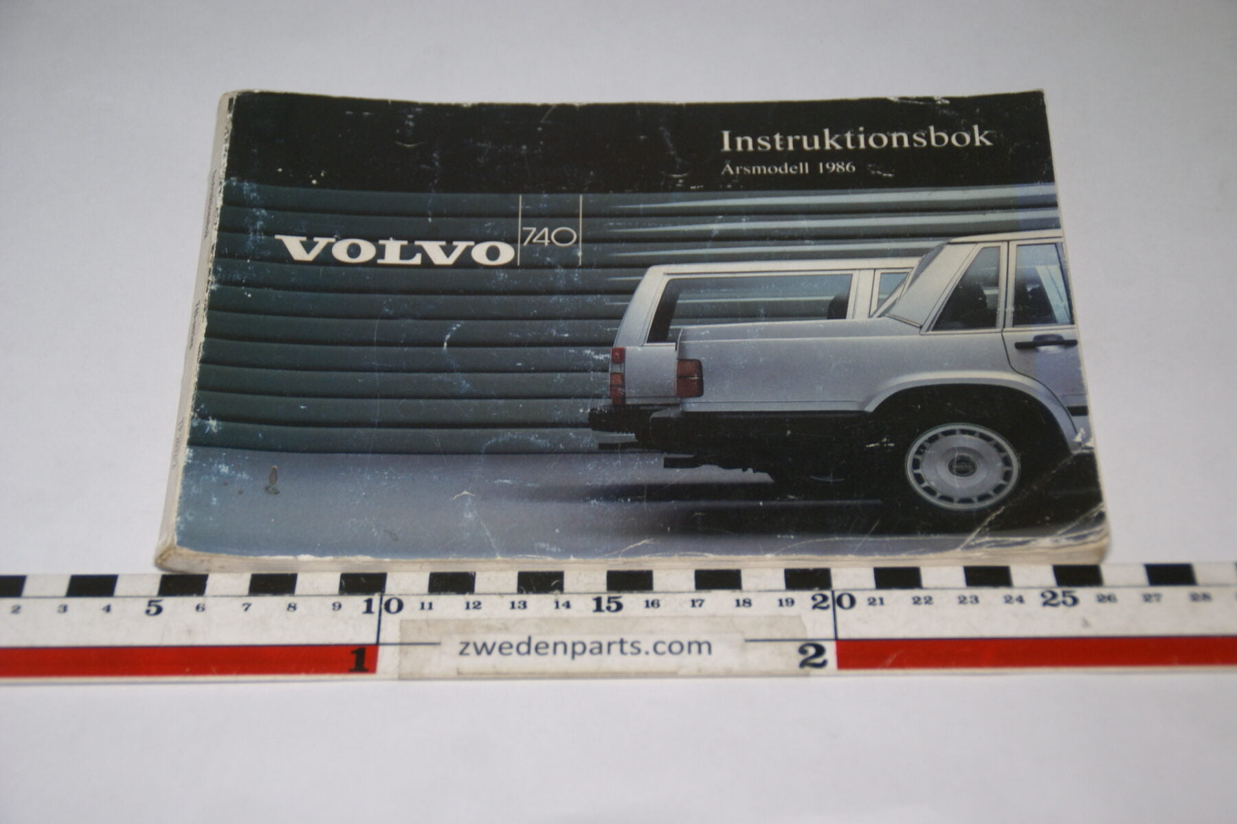 DSC07737 1986 originele instructieboekje Volvo 740 nr TP 2632-2 Svensk-63f03116