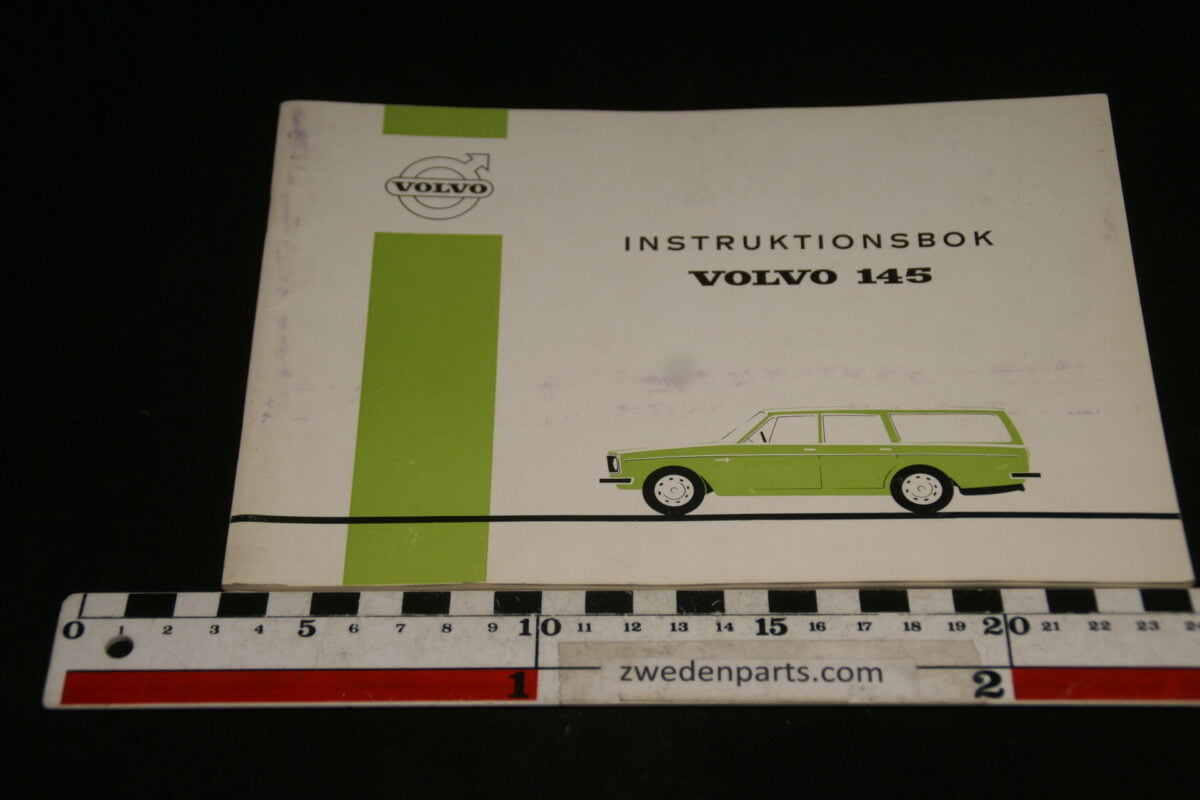 DSC00169 1971 origineel Volvo 145 instructieboekje TP867-1, Svensk-1843a938