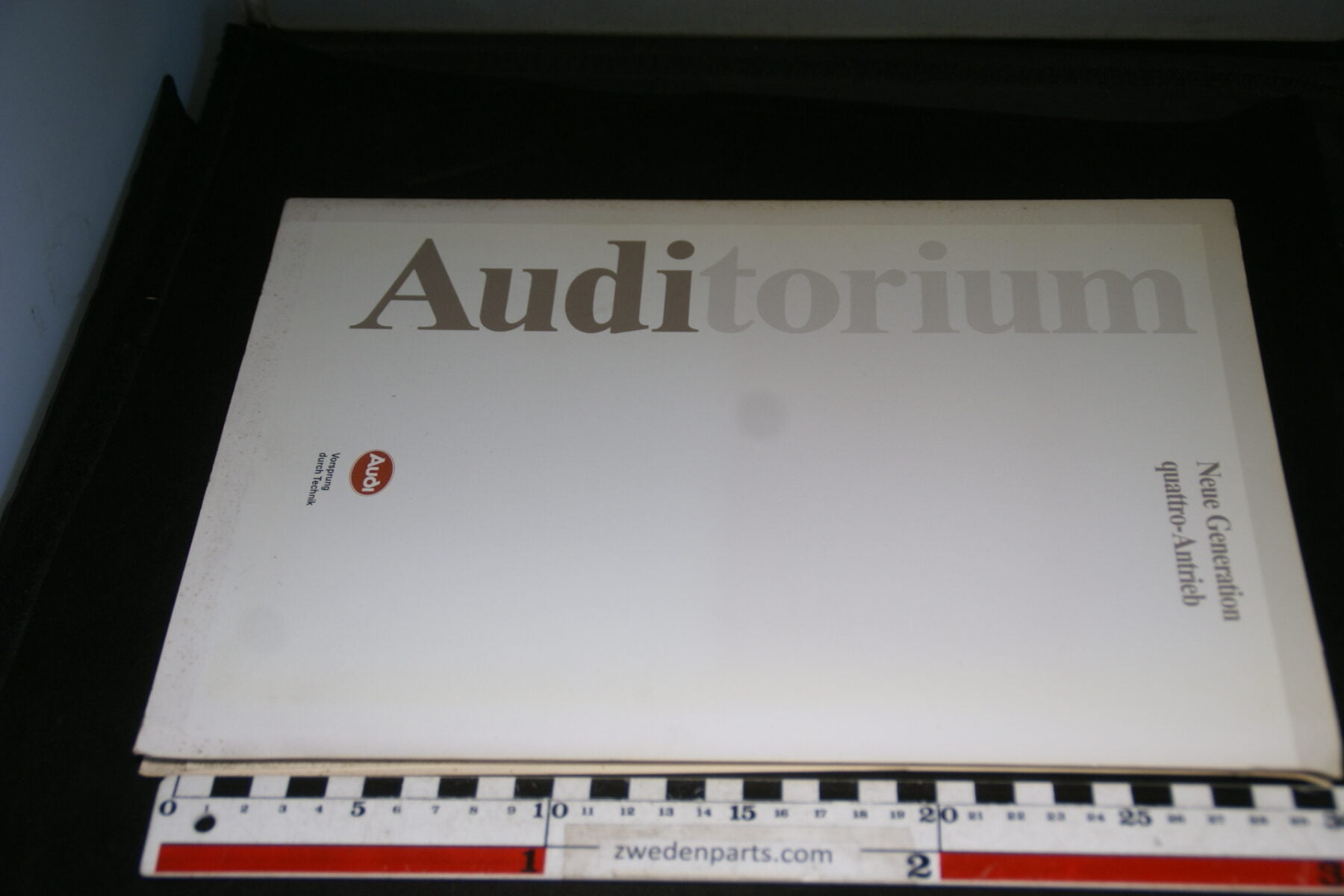 DSC01212 1988 persmap origineel Audi Auditorium, permanente Quattro antrieb Deutsch-aa4cedbb