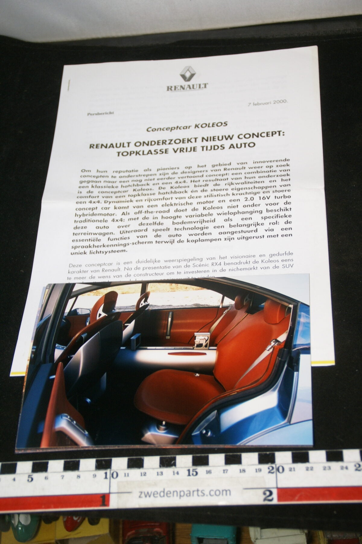 DSC00021 2000 originele persbericht Renault Koleos Conceptcar-4168bac4