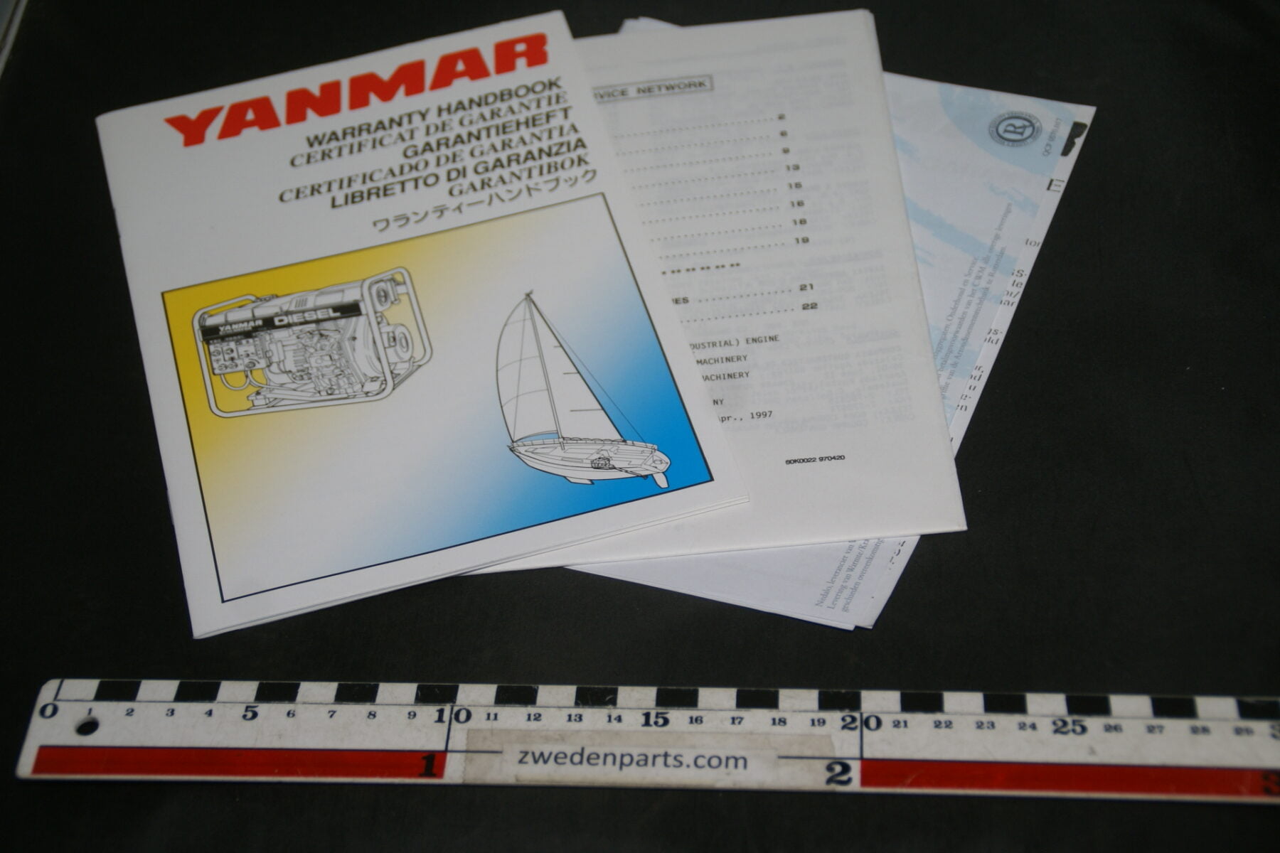 DSC02448 garantiehandboek Yanmar scheepsdiesel-707da265