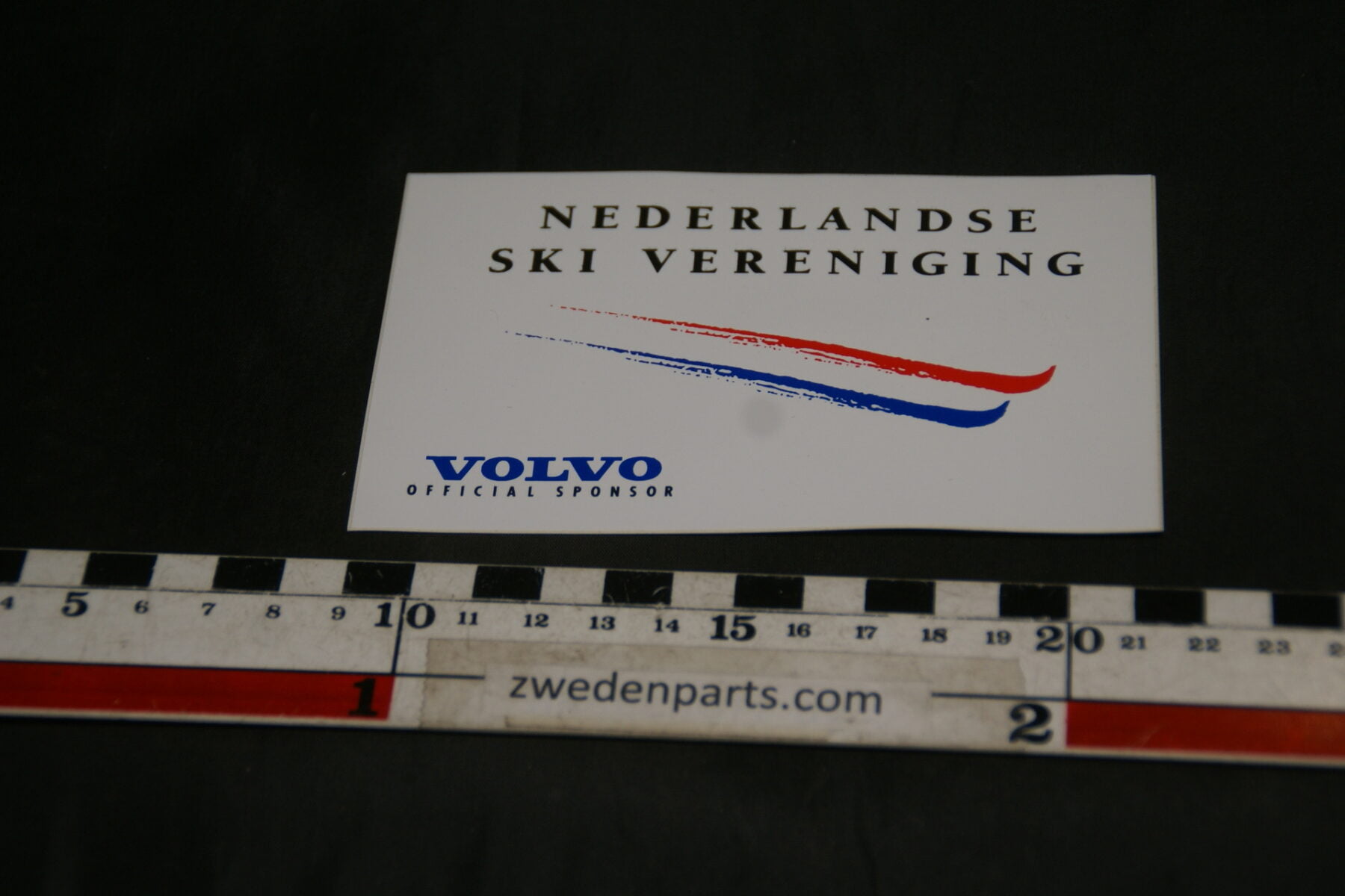 DSC02561 ca. 2002 originele sticker Volvo Nederlandse Ski Vereniging NOS-eae6b1d1