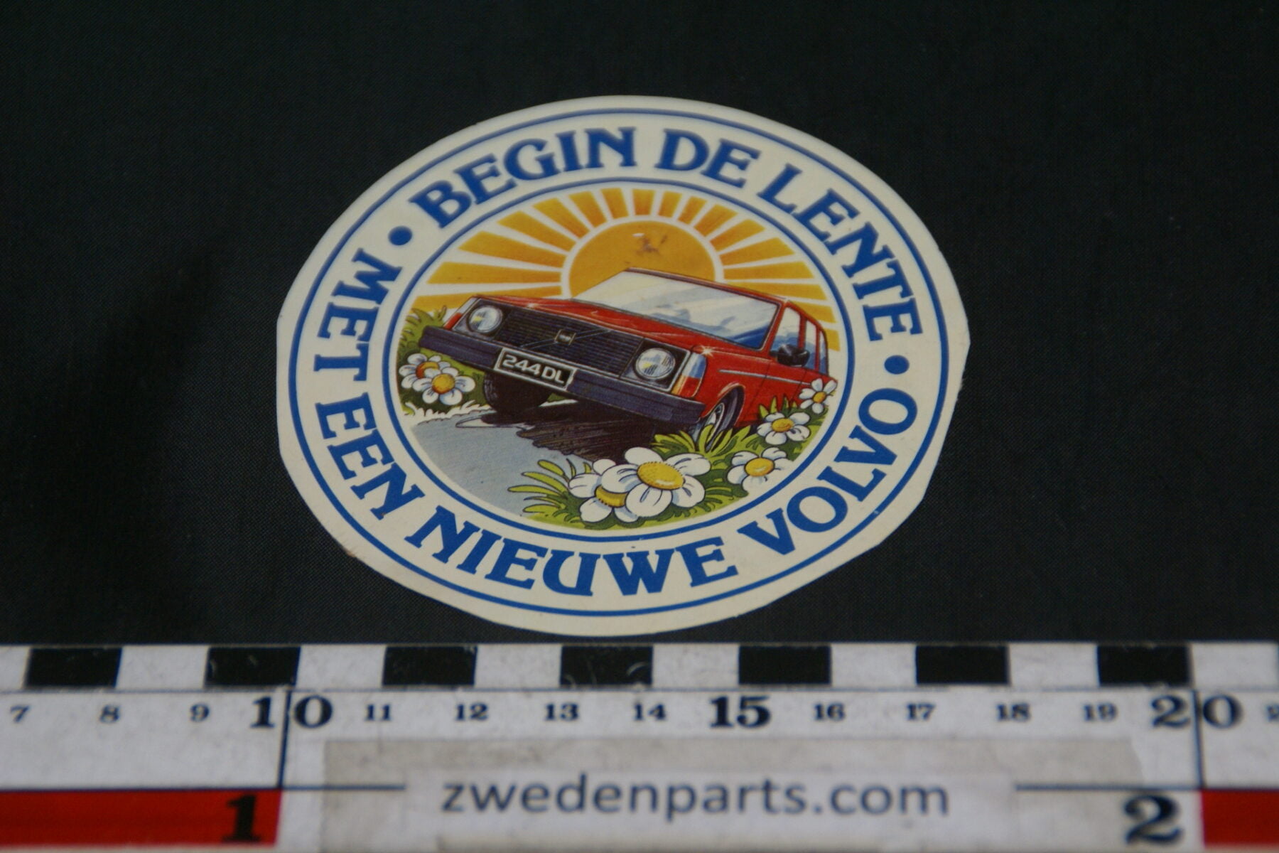 DSC02569 ca 1978 originele sticker Volvo begin de lente-13e54c13