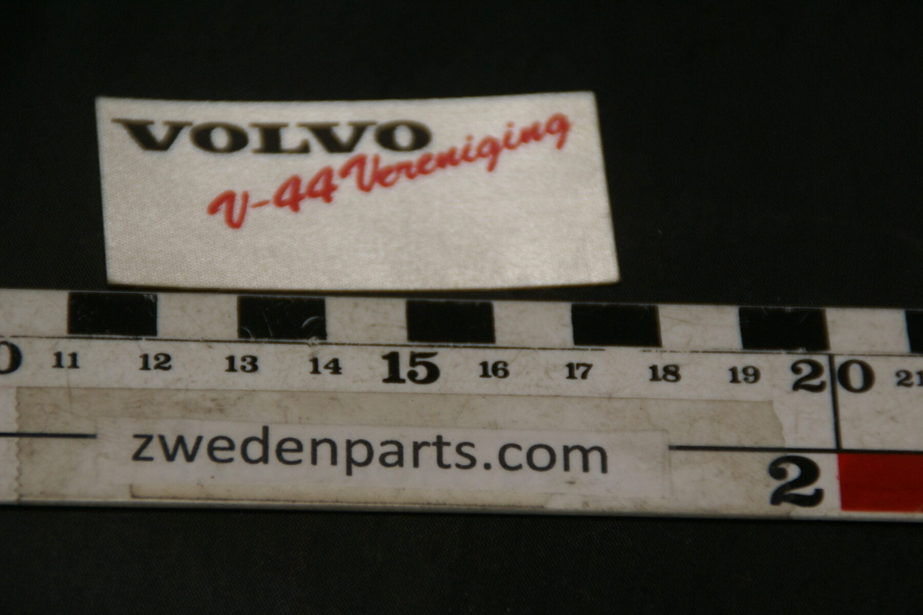 DSC02584 ca 1978 originele linnen sticker Volvo V44 Vereniging NOS-1af426bb