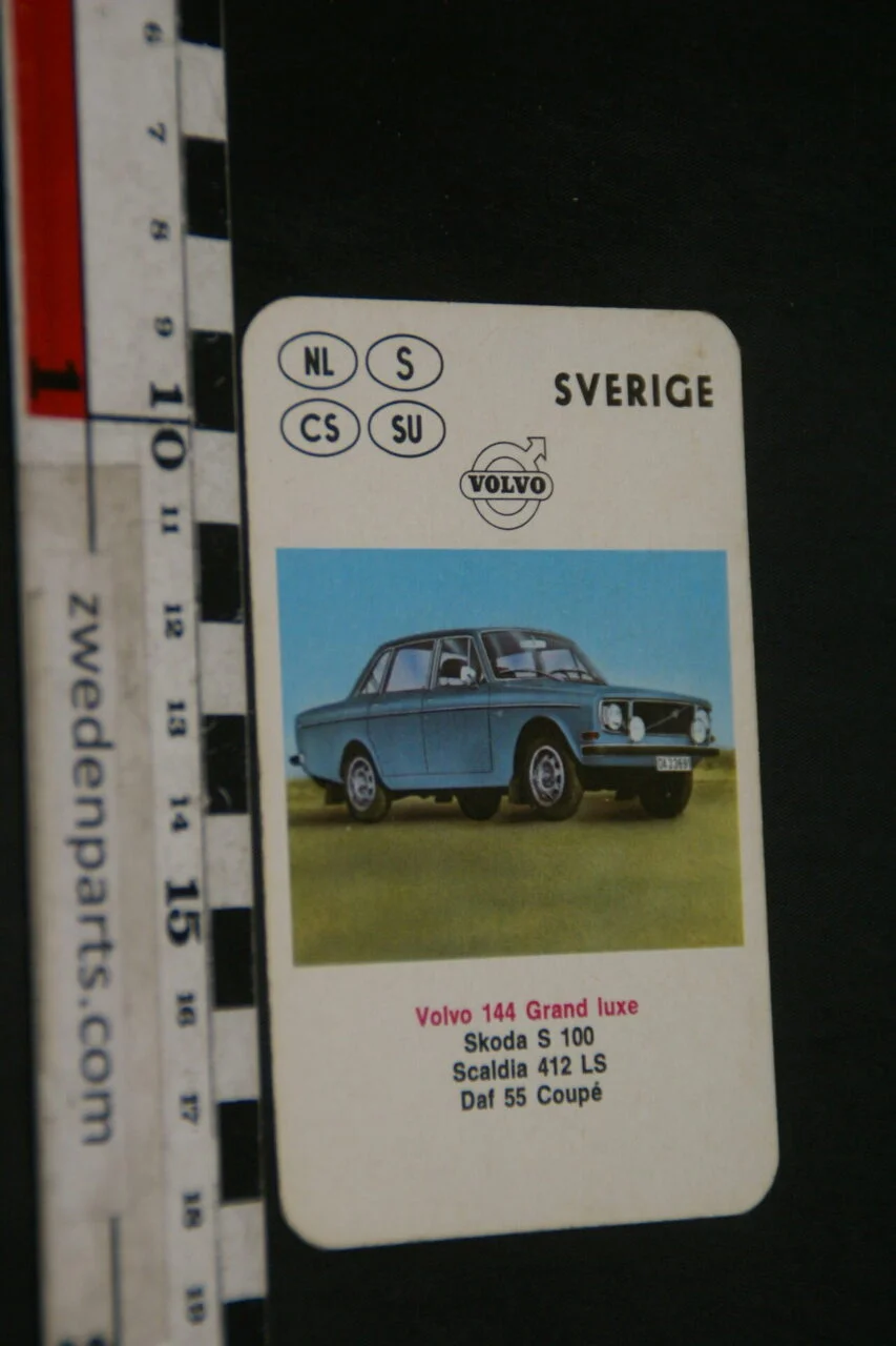 DSC02310 ca. 1970 origineel autokwartetkaart Volvo 144GL-cf78e067