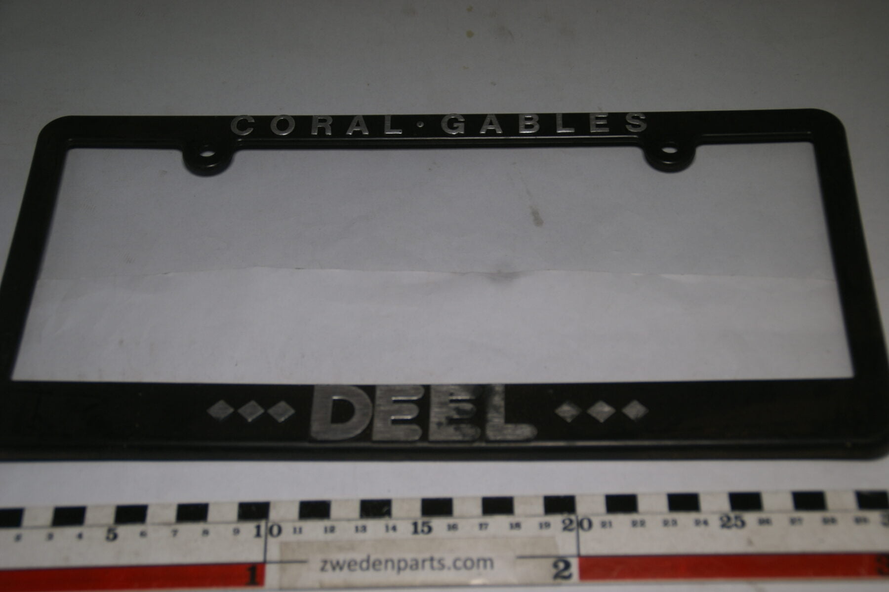 DSC03697 ca. 1990 USA nummerplaathouder Coral Gables DEEL-1a82d75f
