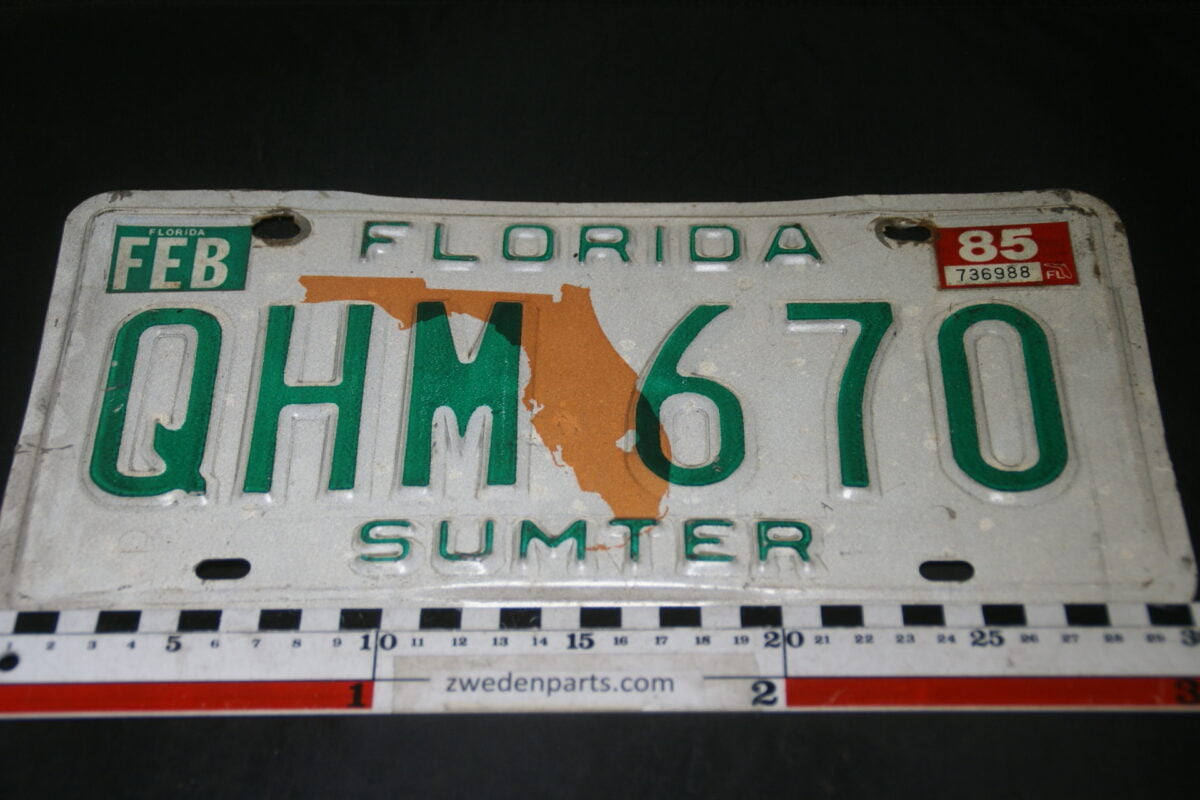 DSC03698 1985 originele USA nummerplaat Florida-963ad1ac
