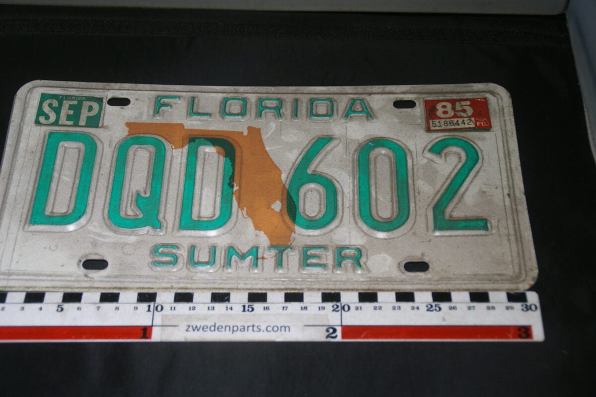 DSC03702 1985 originele USA nummerplaat Florida-c3c1858f