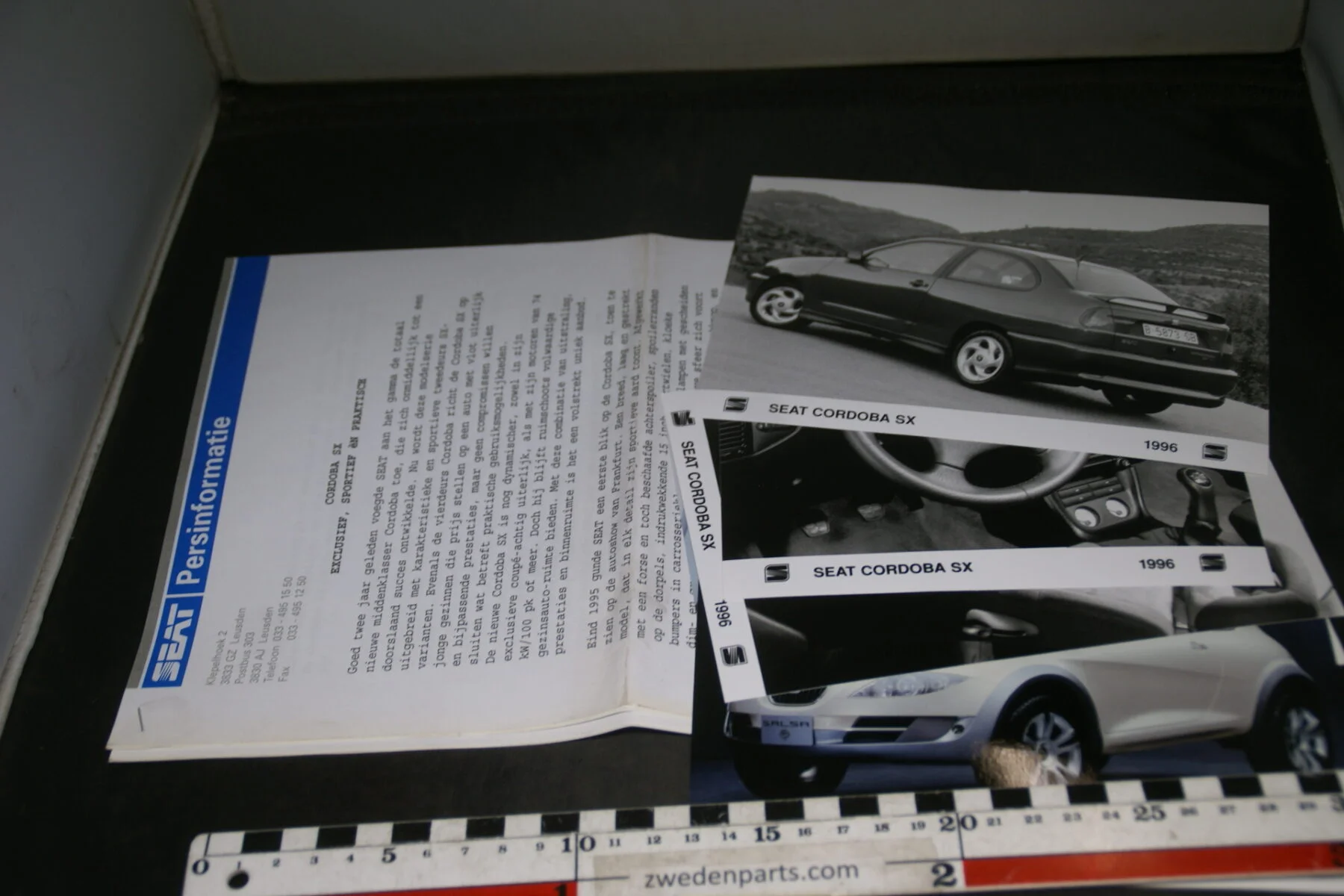 DSC03755 1996 origineel persbericht SEAT Cordoba SX-bdcf6127