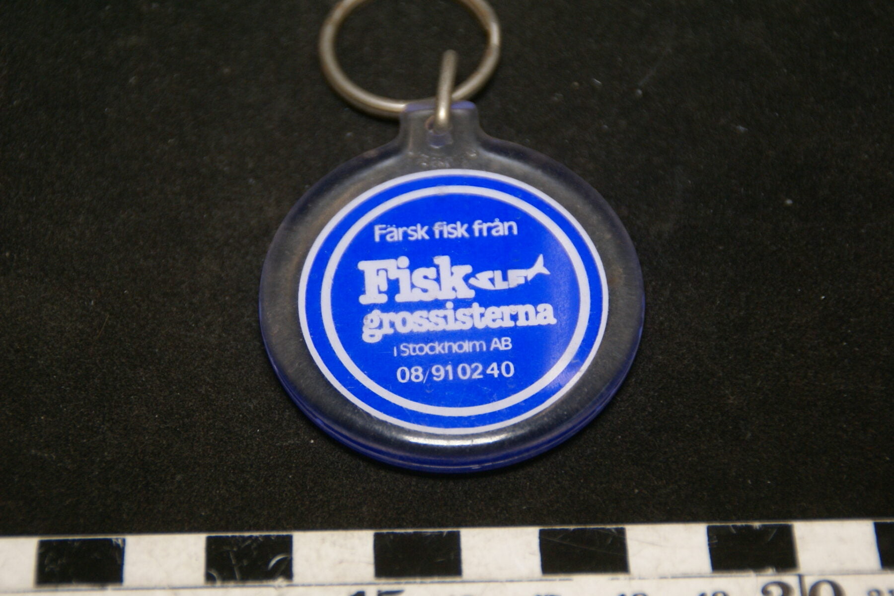 DSC02065 ca. 70er jaren originele sleutelhanger Zweedse vishandel-8b085699