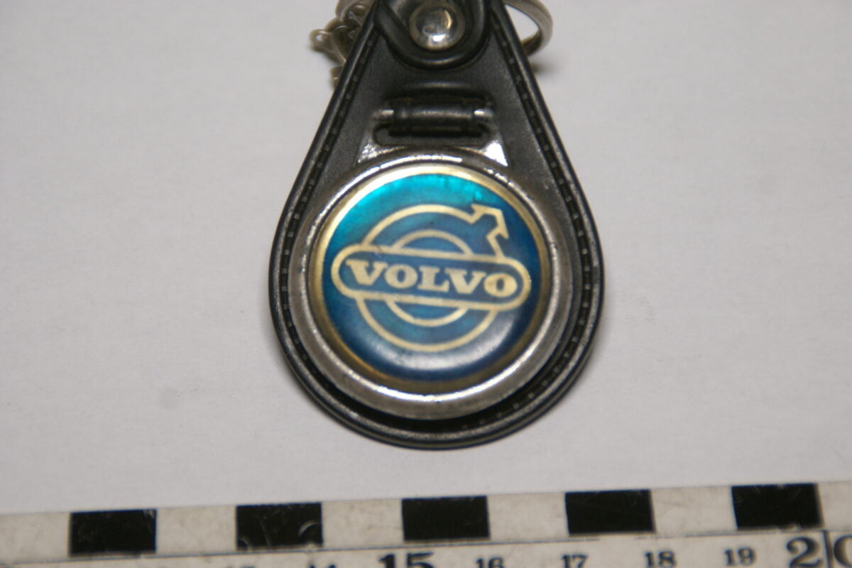 DSC02096 ca. 90er jaren originele sleutelhanger Volvo blauw-eec062d6