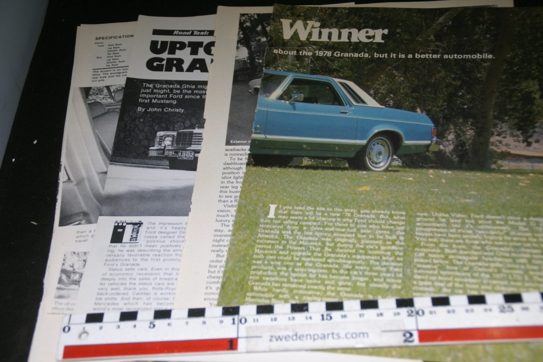 DSC08444 map met tijdschrift artikelen van USA Ford Granada-89a4b9af