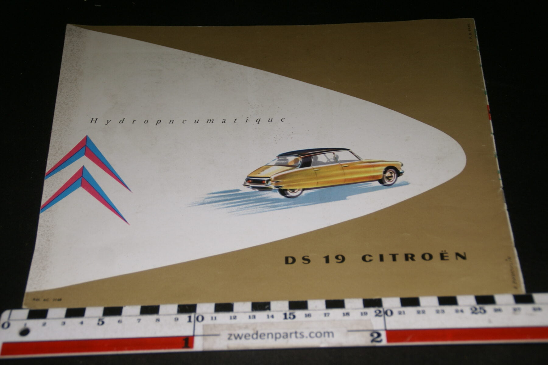 DSC08450 ca 1960 originele brochure Citroen DS 19 nr. AC5168, Francais-901e40e1