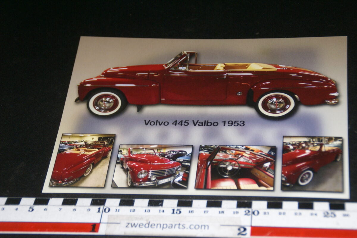 DSC07890 kaart A5 1953 Volvo 444 Valbo convertible, nieuw-6ae35623
