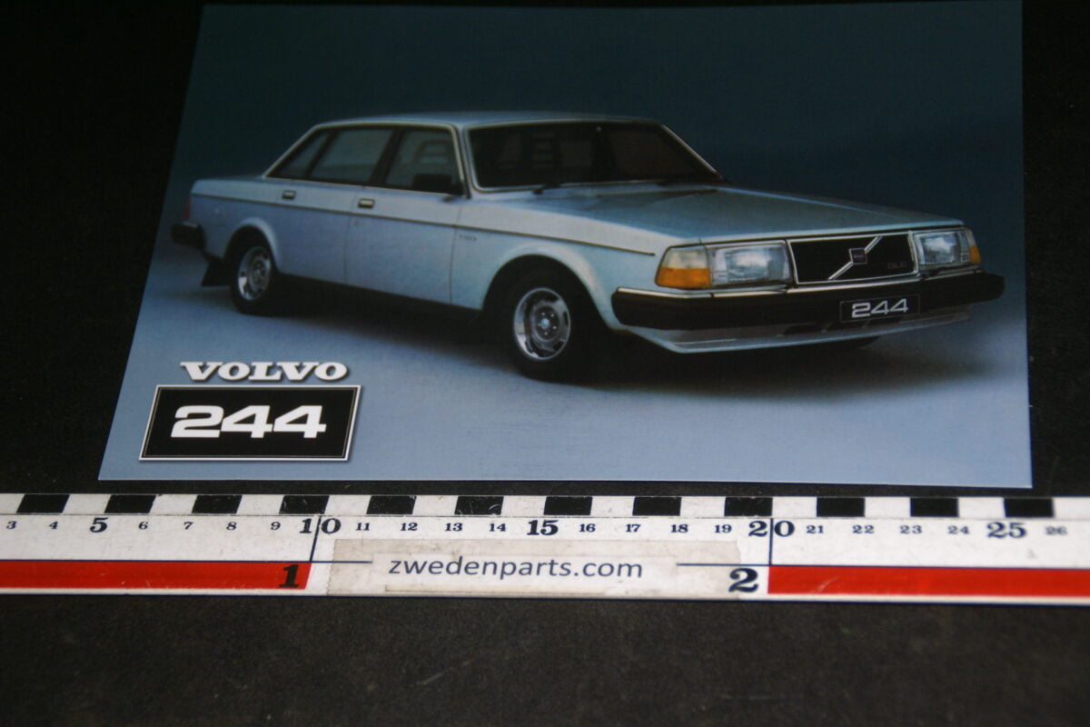 DSC07896 kaart A5 ca 1983 Volvo 244, nieuw-e95a1929
