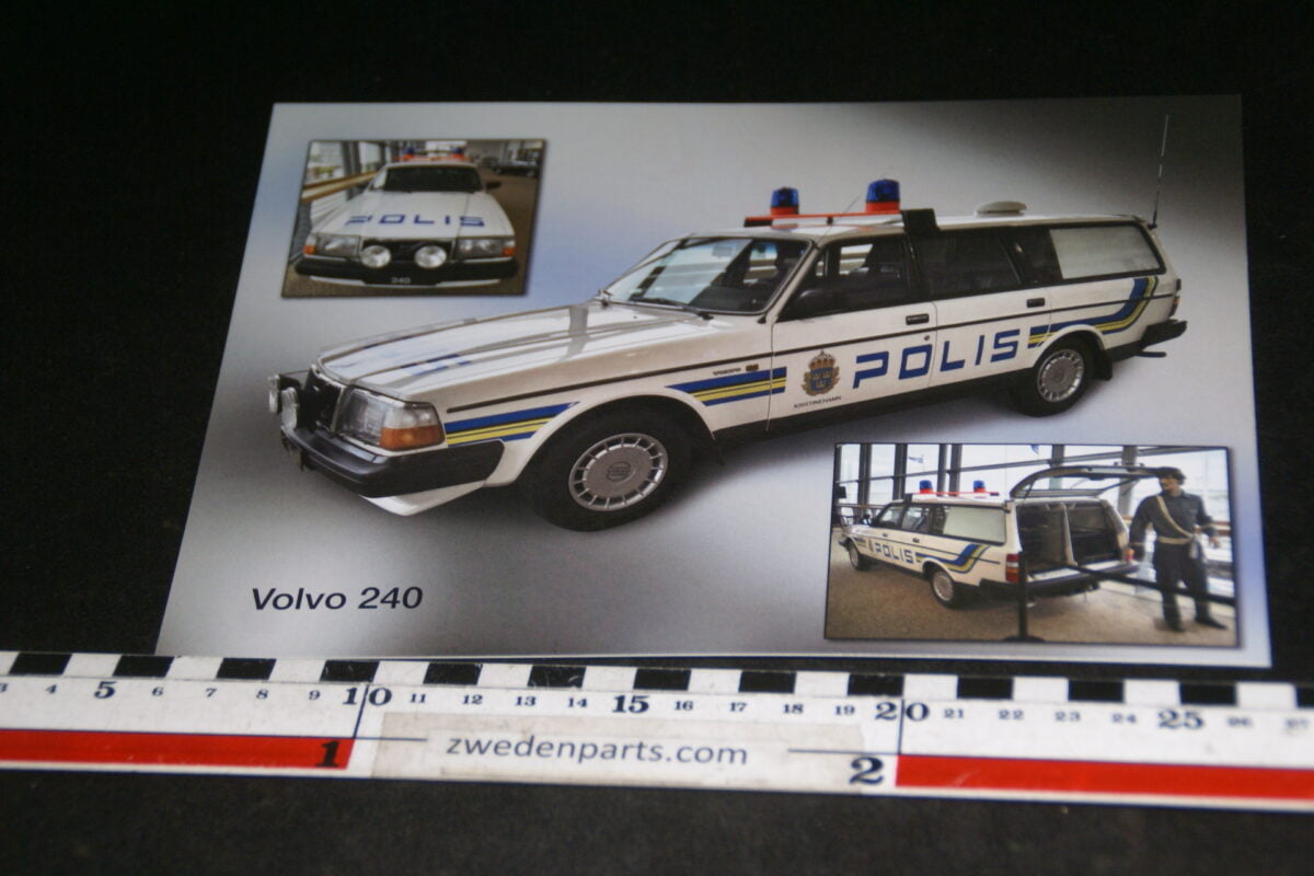 DSC07897 kaart A5 ca 1983 Volvo 245 polis, nieuw-cc9a82b8