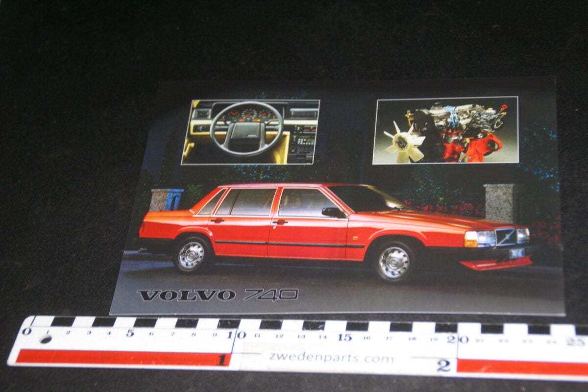 DSC07898 kaart A5 ca 1985 Volvo 744, nieuw-003d18f0