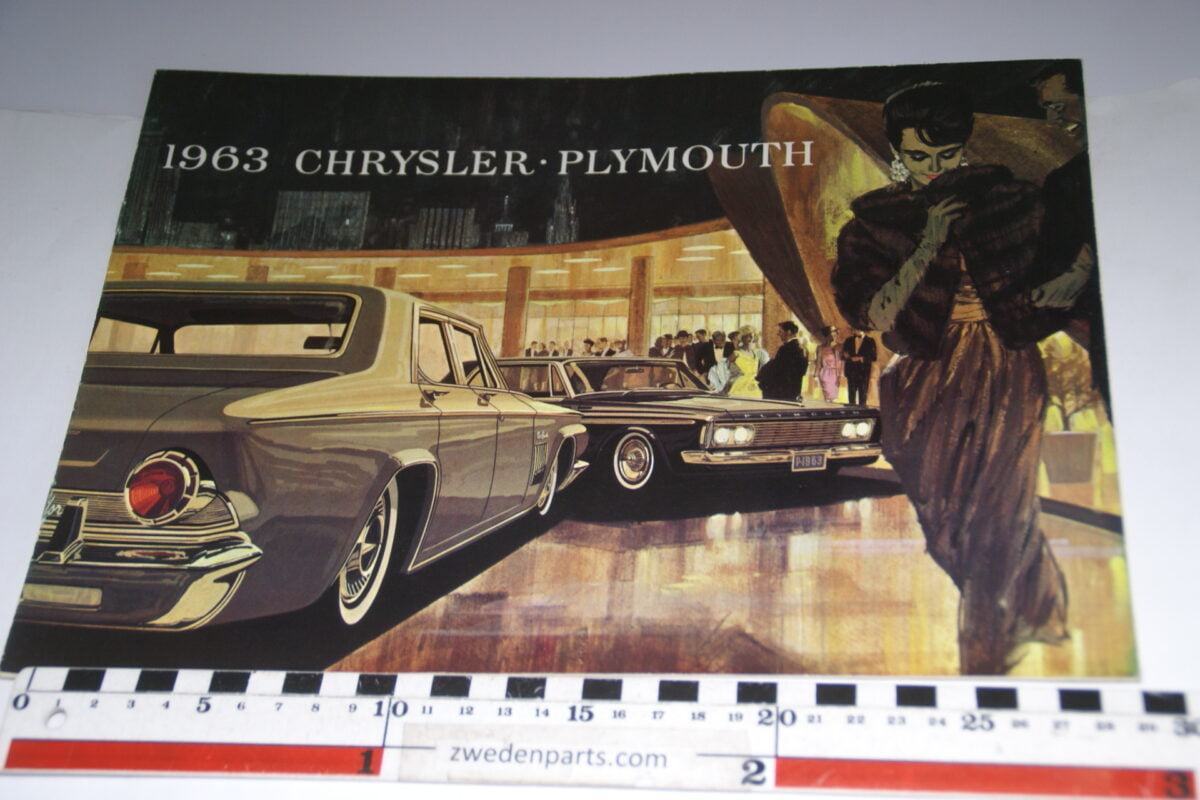 DSC08481 1963 originele brochure Chrysler Plymouth nr Cisa-cps8 8 62F, Francais-5532ac4d