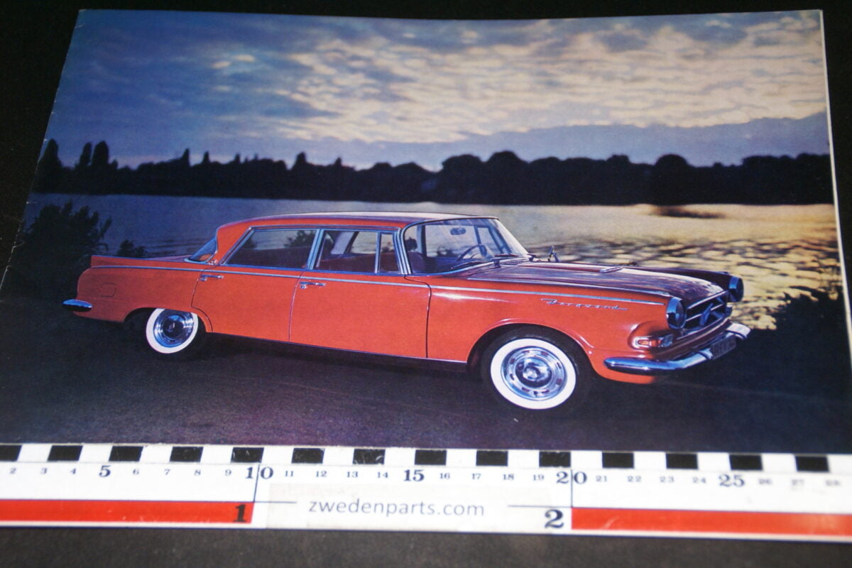 DSC08520 ca 1960 originele brochure Borgward nr 907-1060-351, English Francais-c666e6a6