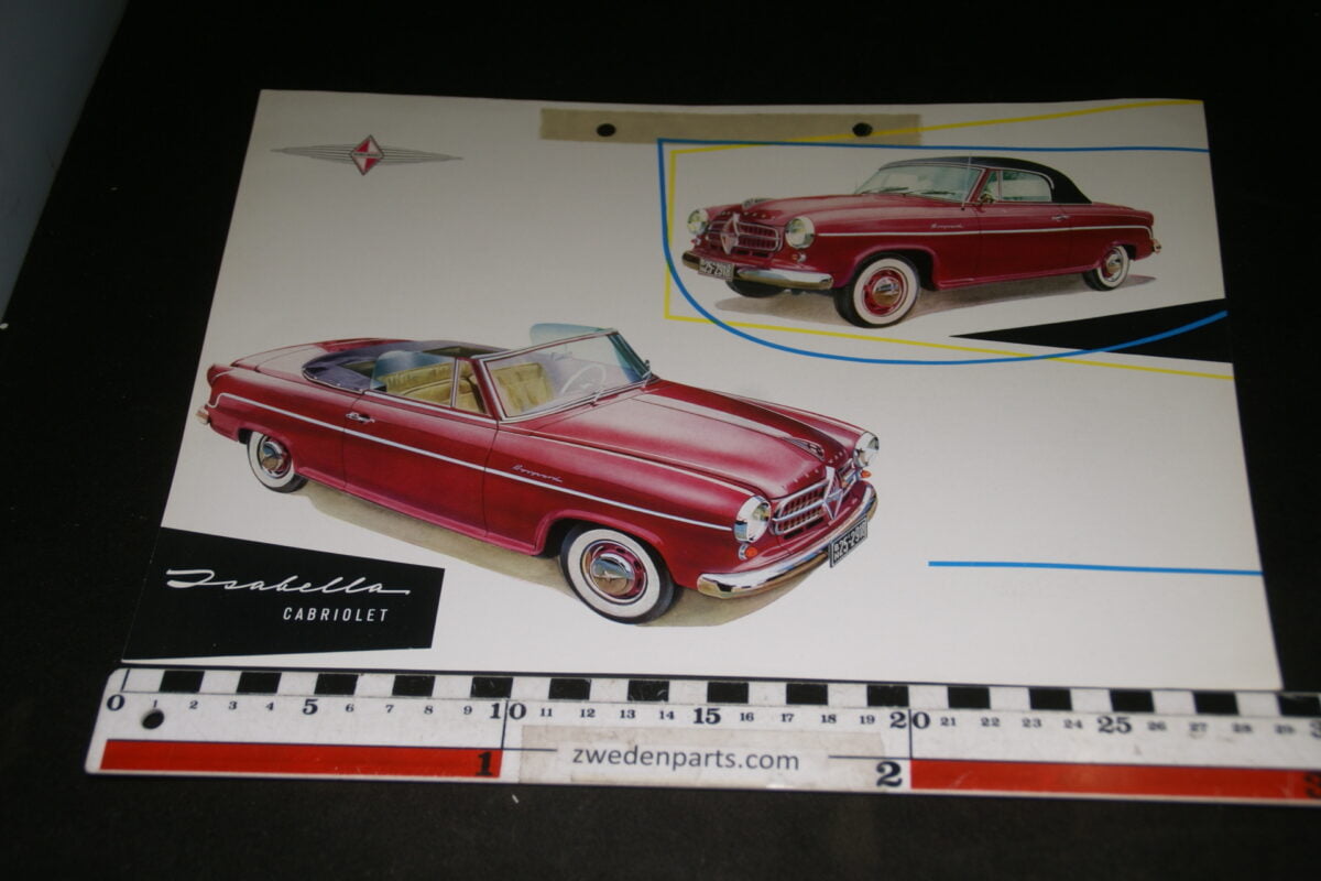 DSC08522 ca 1960 originele brochure Borgward Isabella Cabriolet, Deutsch-8f7938e6