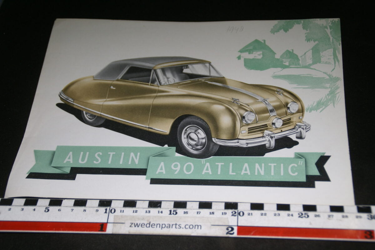 DSC08538 ca 1950 originele brochure Austin A90 Atlantic Cabriolet nr 529, English-554ff2c4