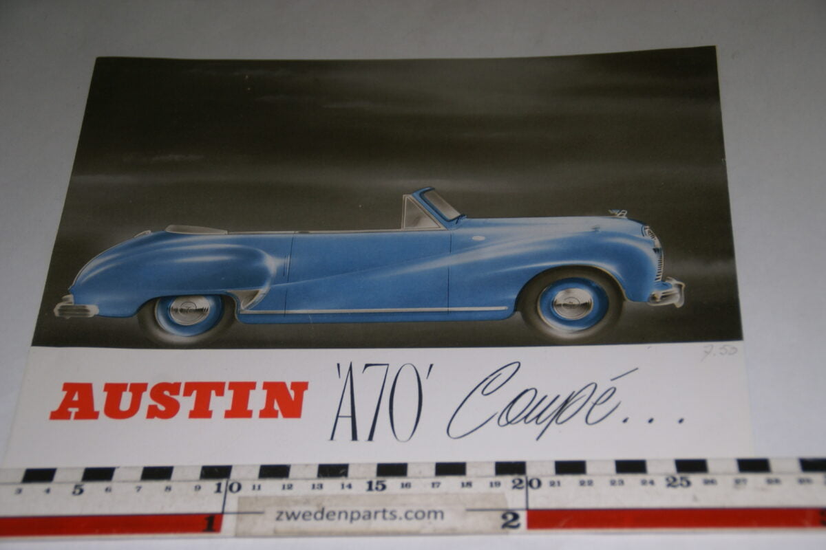 DSC08542 ca 1950 originele brochure Austin A70 Coupe Cabriolet nr 774, English-892981a2