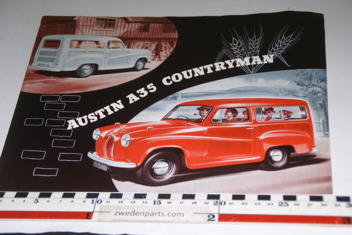 DSC08548 ca 1950 originele brochure Austin A35 Countryman nr P82A-8233260d