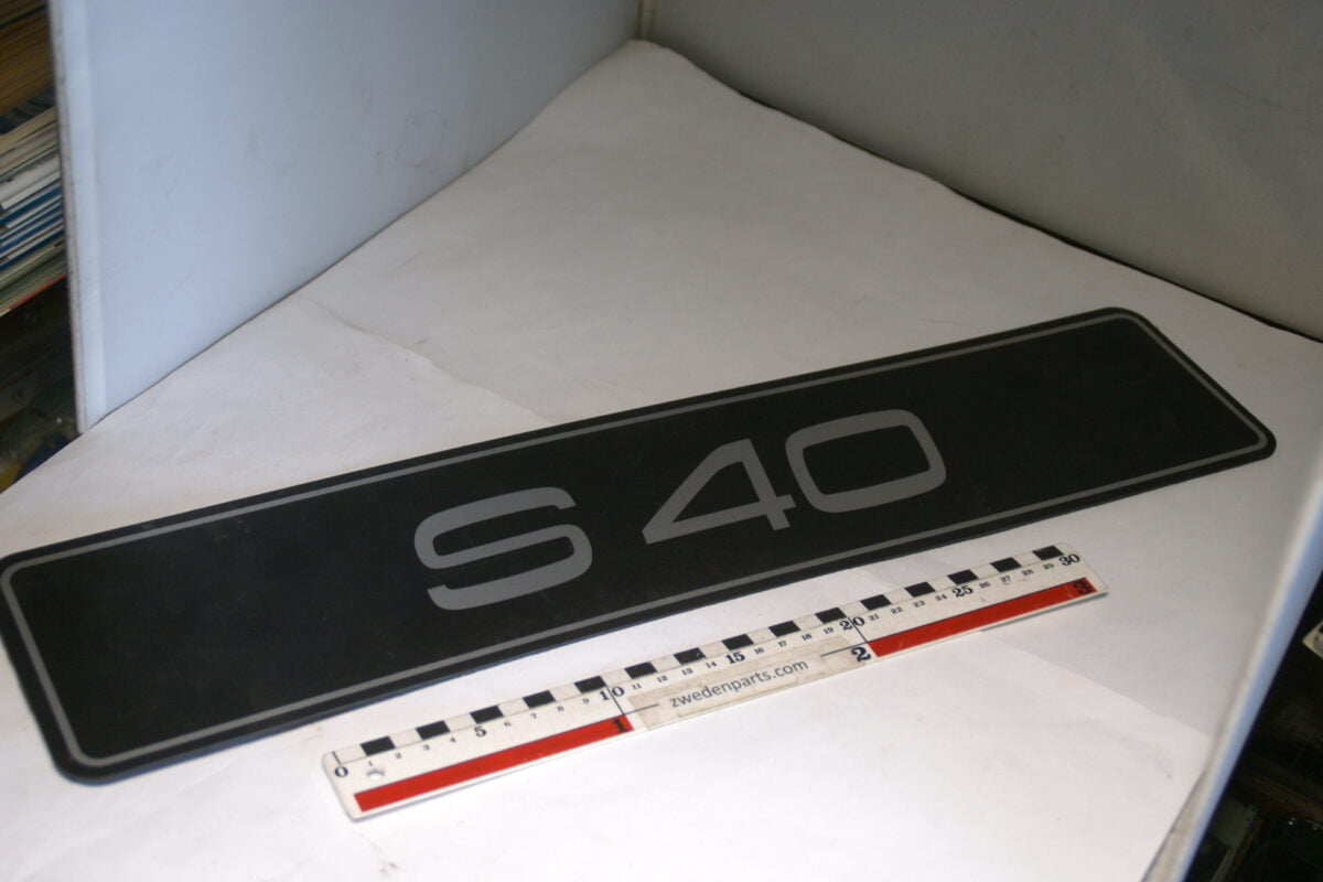 DSC08563 ca. 1995 originele showroom nummerbordplaat Volvo S40-2f57eac7