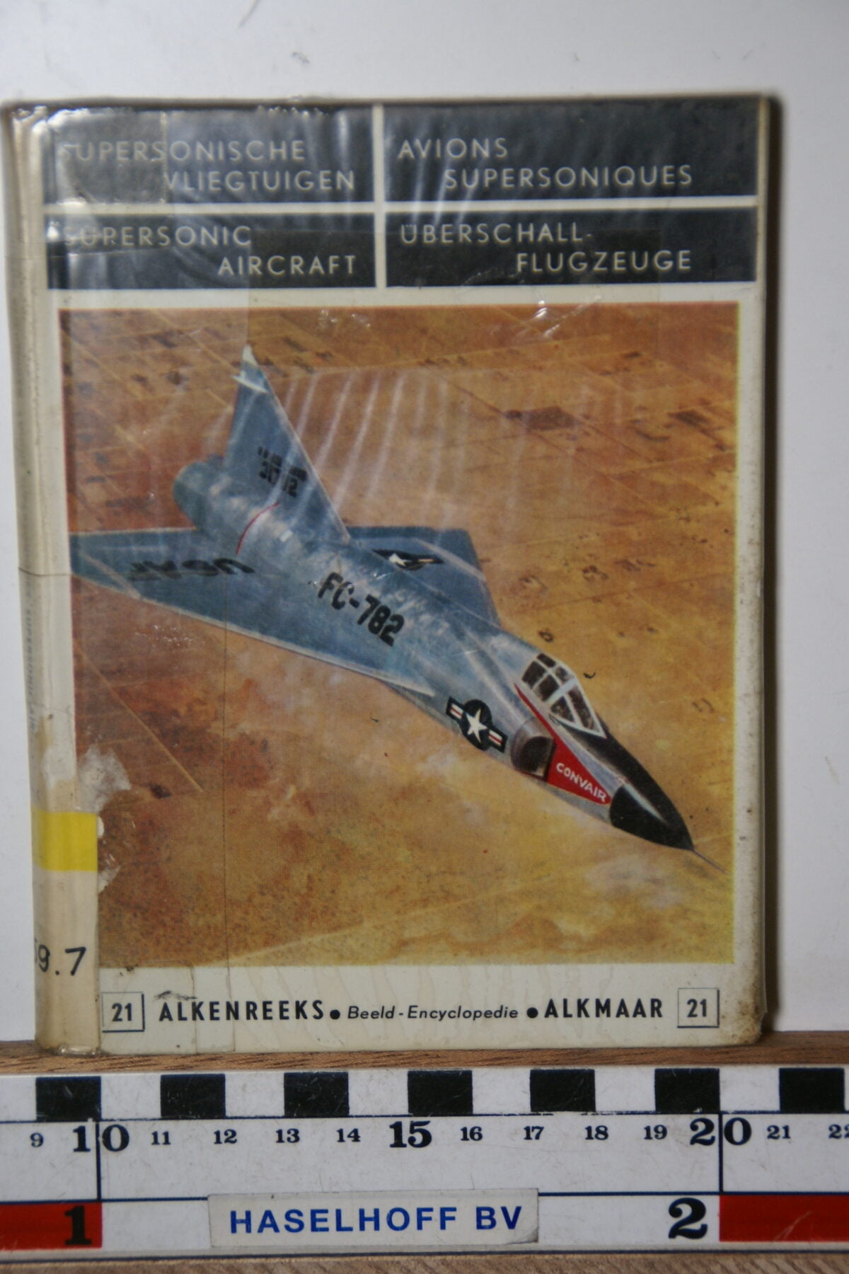 DSC02827 60er jaren boek Alkenreeks supersonische vliegtuigen nr 21, Frans Duits Engels NL-a480c7f7
