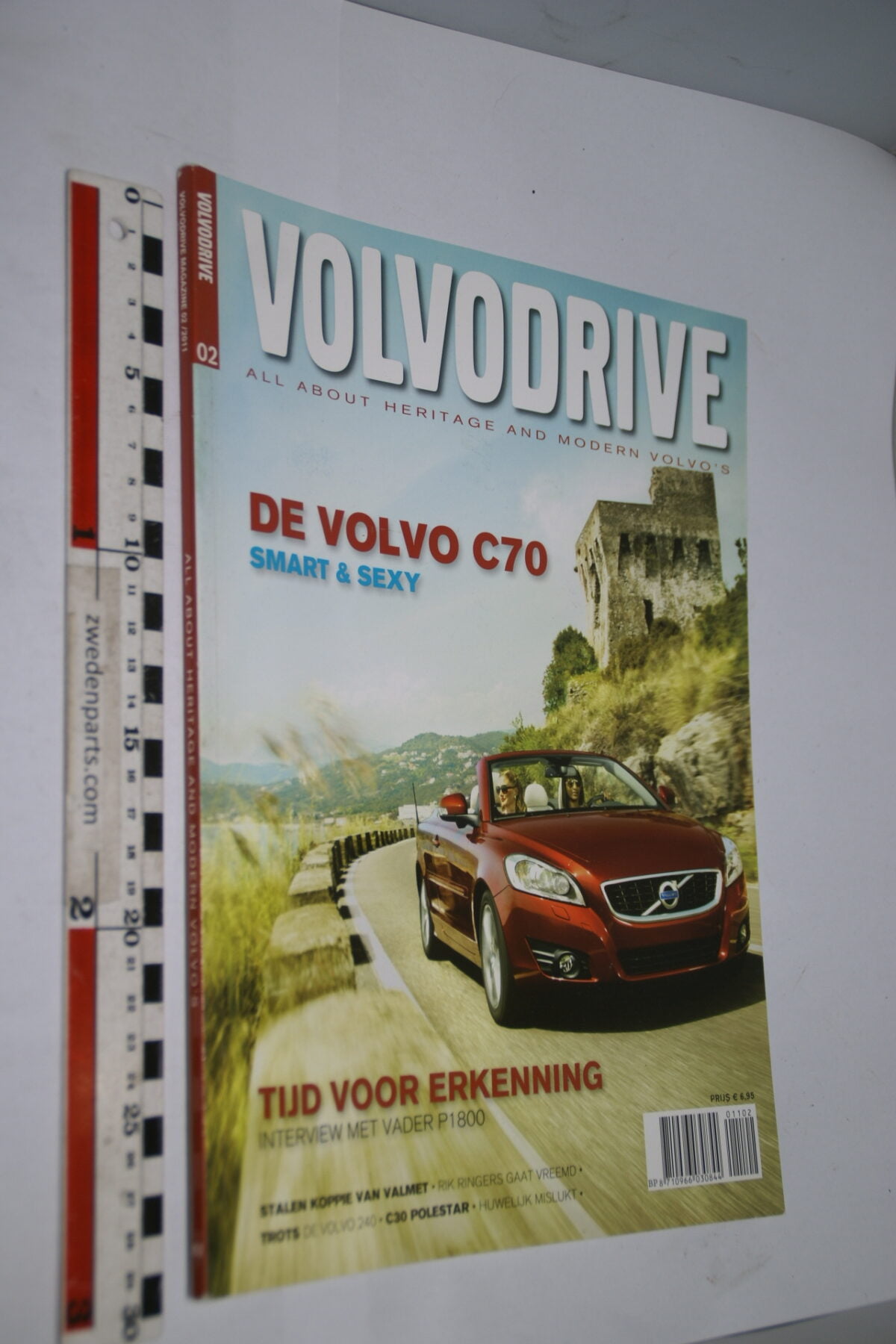 DSC09568 2011 tijdschrift Volvodrive nr 2 Volvo 1800 strip, C70-d8b0614a