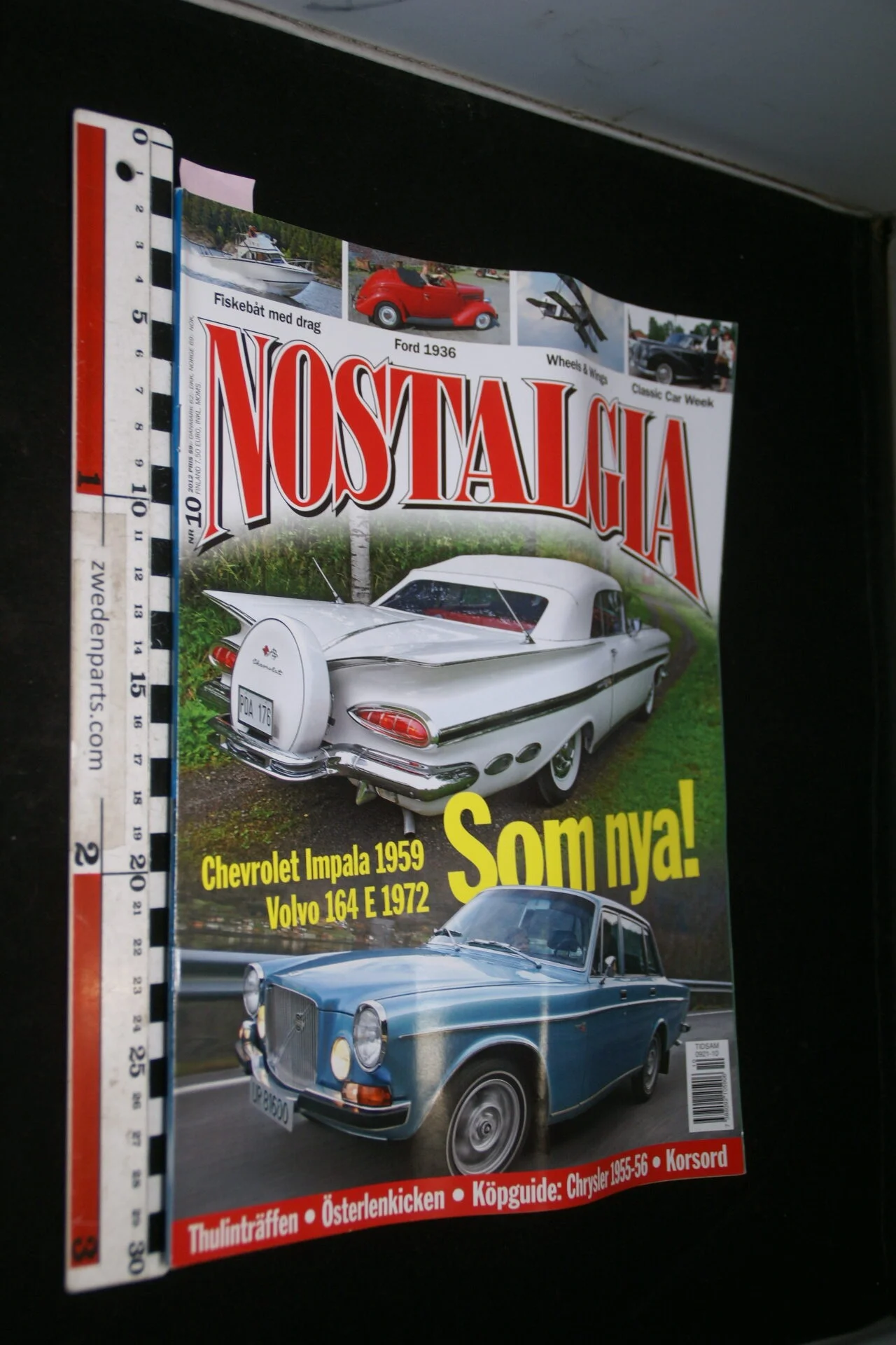 DSC09771 2012 oktober tijdschrift Nostalgia Volvo 164E Chevrolet Impala 1936 Ford-508184c7