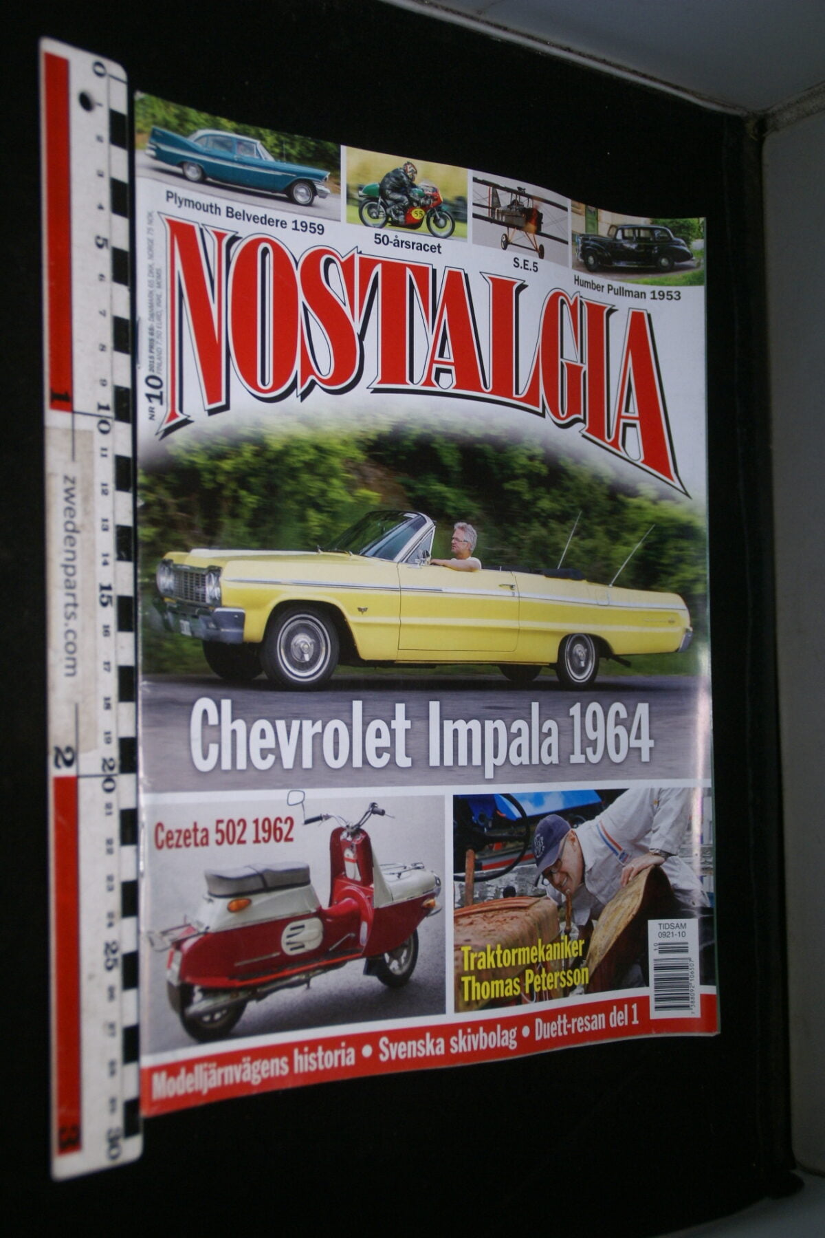 DSC09796 2015 oktober tijdschrift Nostalgia Chevrolet Impala Humber Pullman Opel Rekord-2de26a80