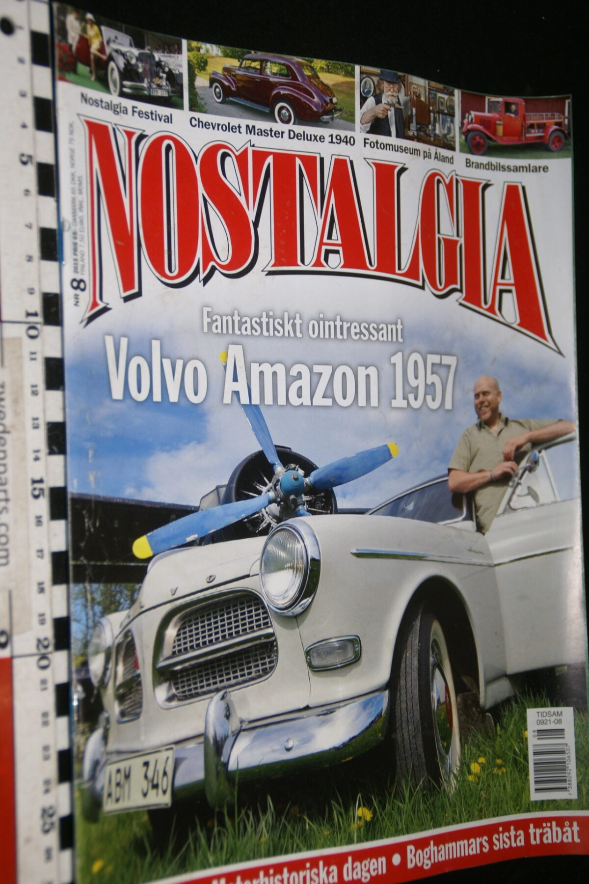 DSC09800 2015 augustus tijdschrift Nostalgia Volvo Amazon 1957 Chevrolet Master Lotus Seven brandweerautos-3a133c81