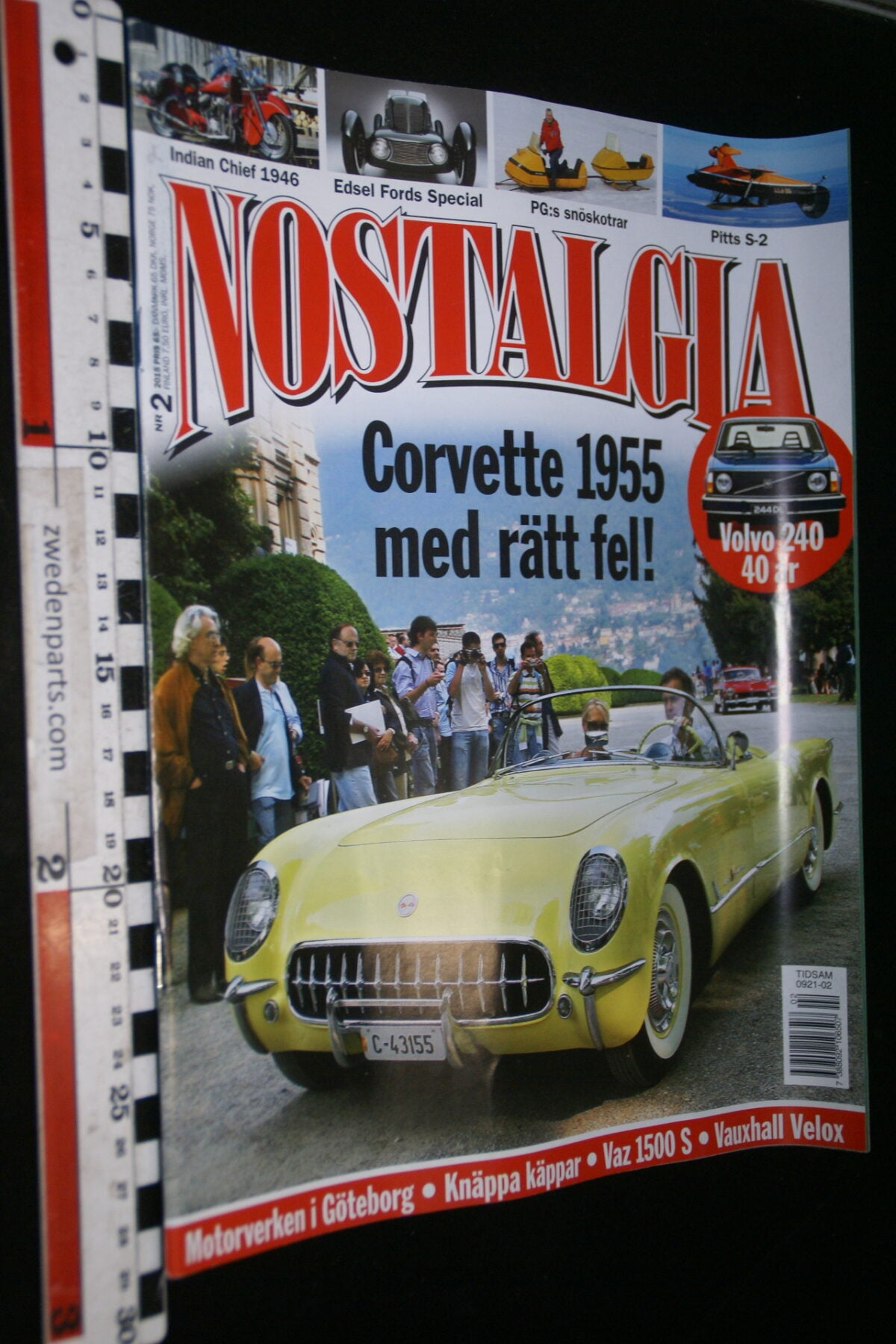 DSC09816 2015 februari tijdschrift Nostalgia Volvo 240 40 jaar Chevrolet Corvette 1955 Edsel Ford-8be94383