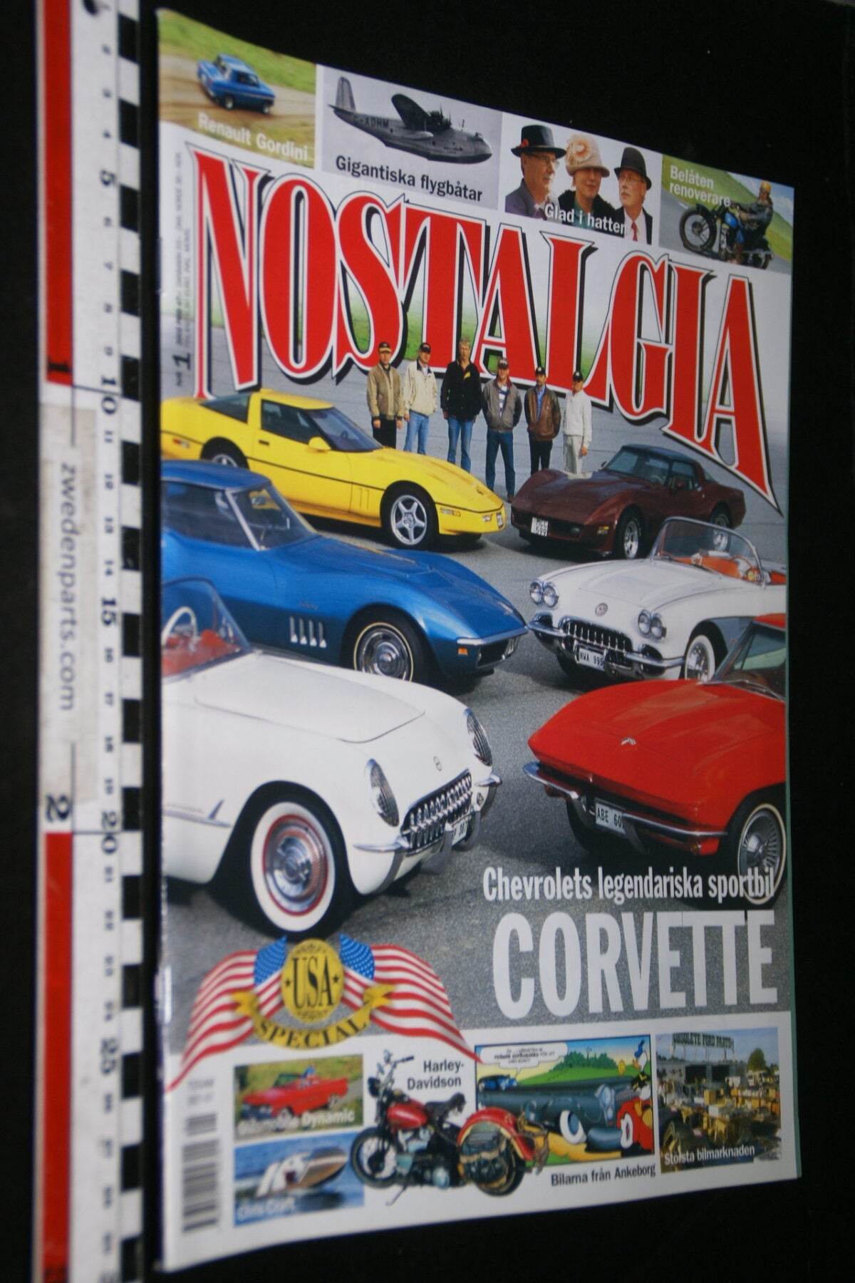 DSC09839 2005 januari tijdschrift Nostalgia Chevrolet Corvette Hershey Oldsmobile Dynamic Renault Gordini-02908a10