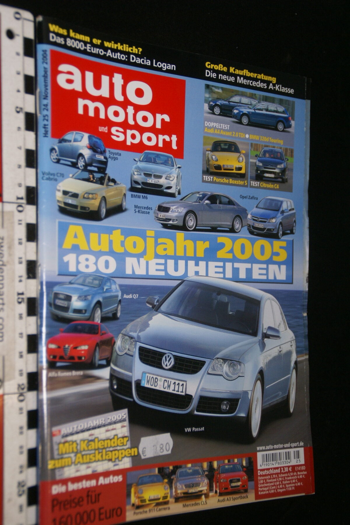 DSC09874 2004 november tijdschrift Auto Motor en Sport, Deutsch Porsche Boxter S Nissan Murano MG ZT260-2f4c6a68