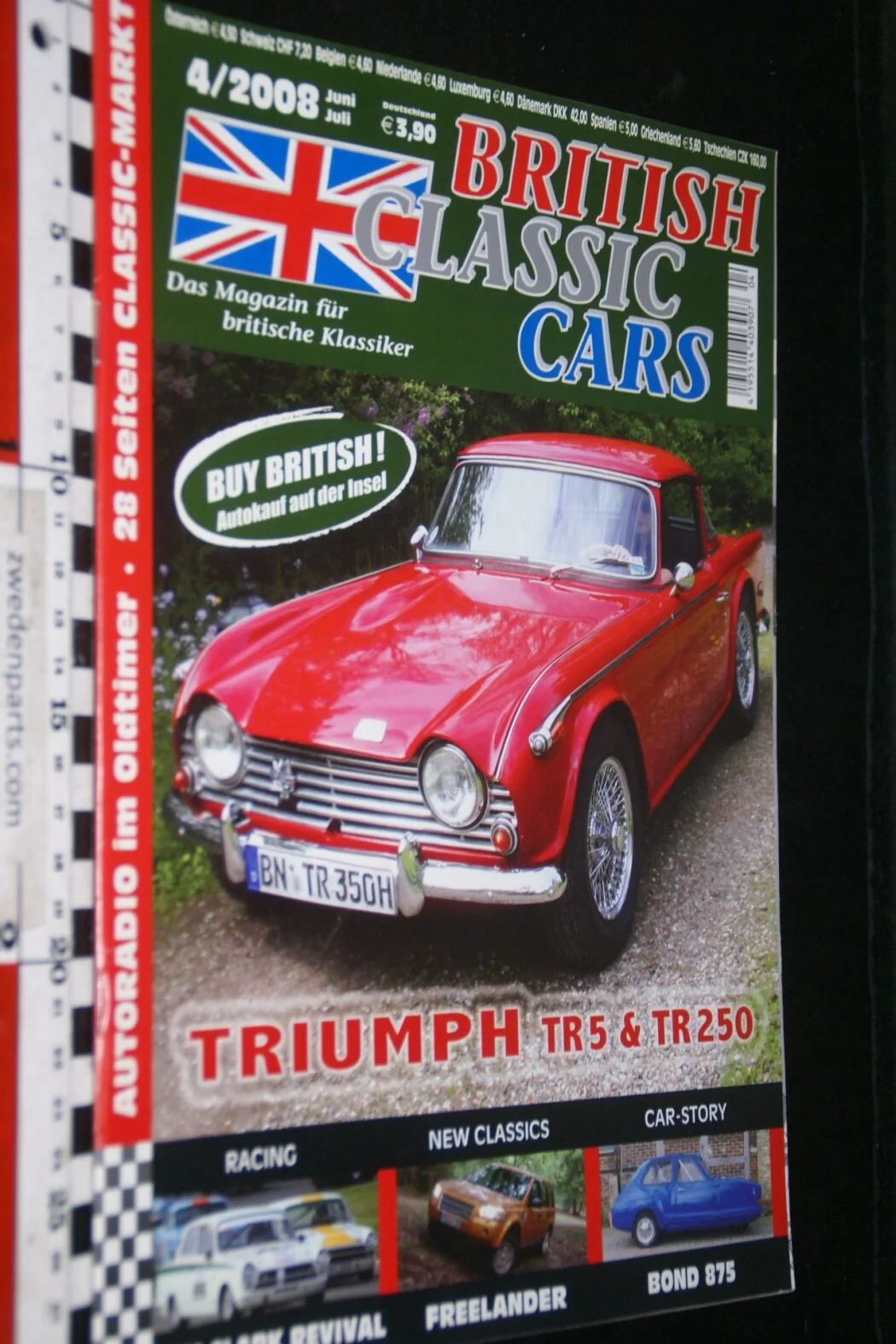 DSC09890 2008 juni juli tijdschrift British Classic Cars, Deutsch Jaguar Bond-5d5ce582