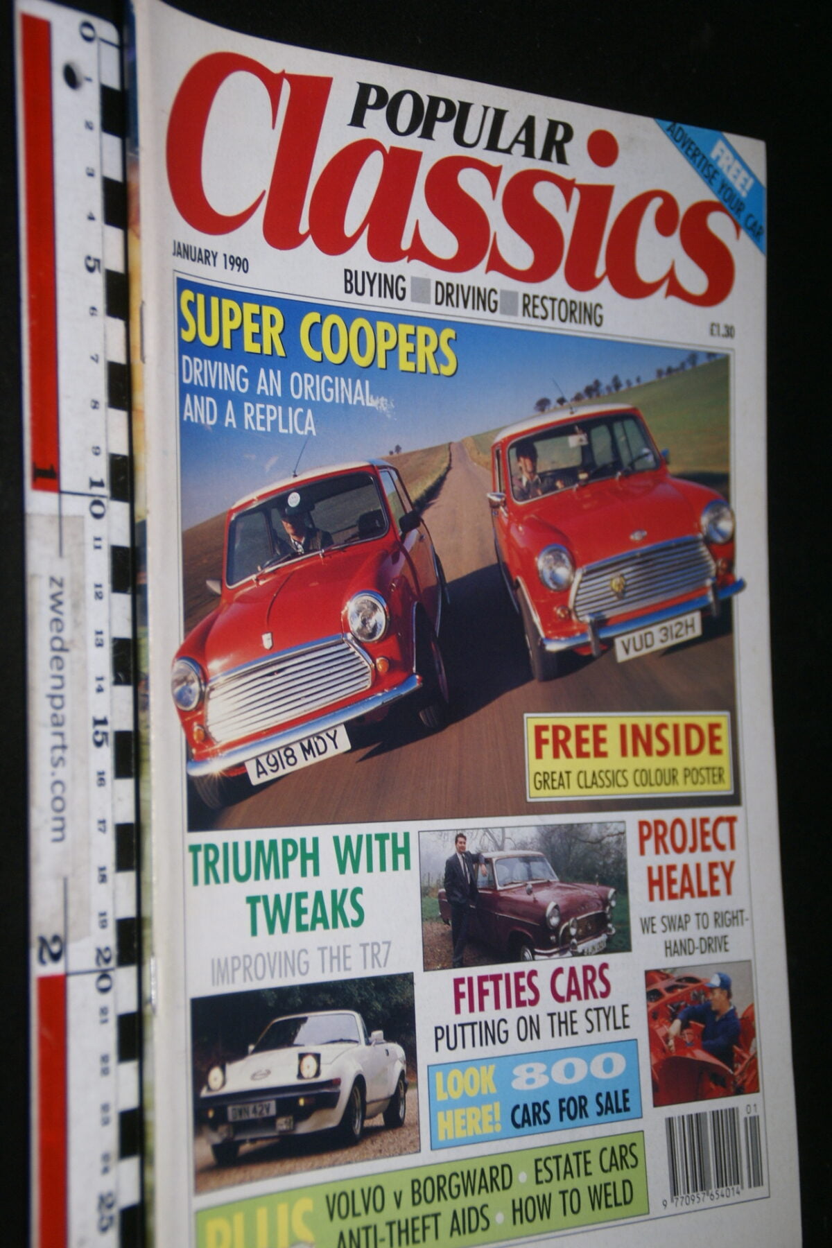 DSC09919 1990 januari tijdschrift Popular Classics English TR7 Dolomite Sprint Alfa GTV-ad7df691