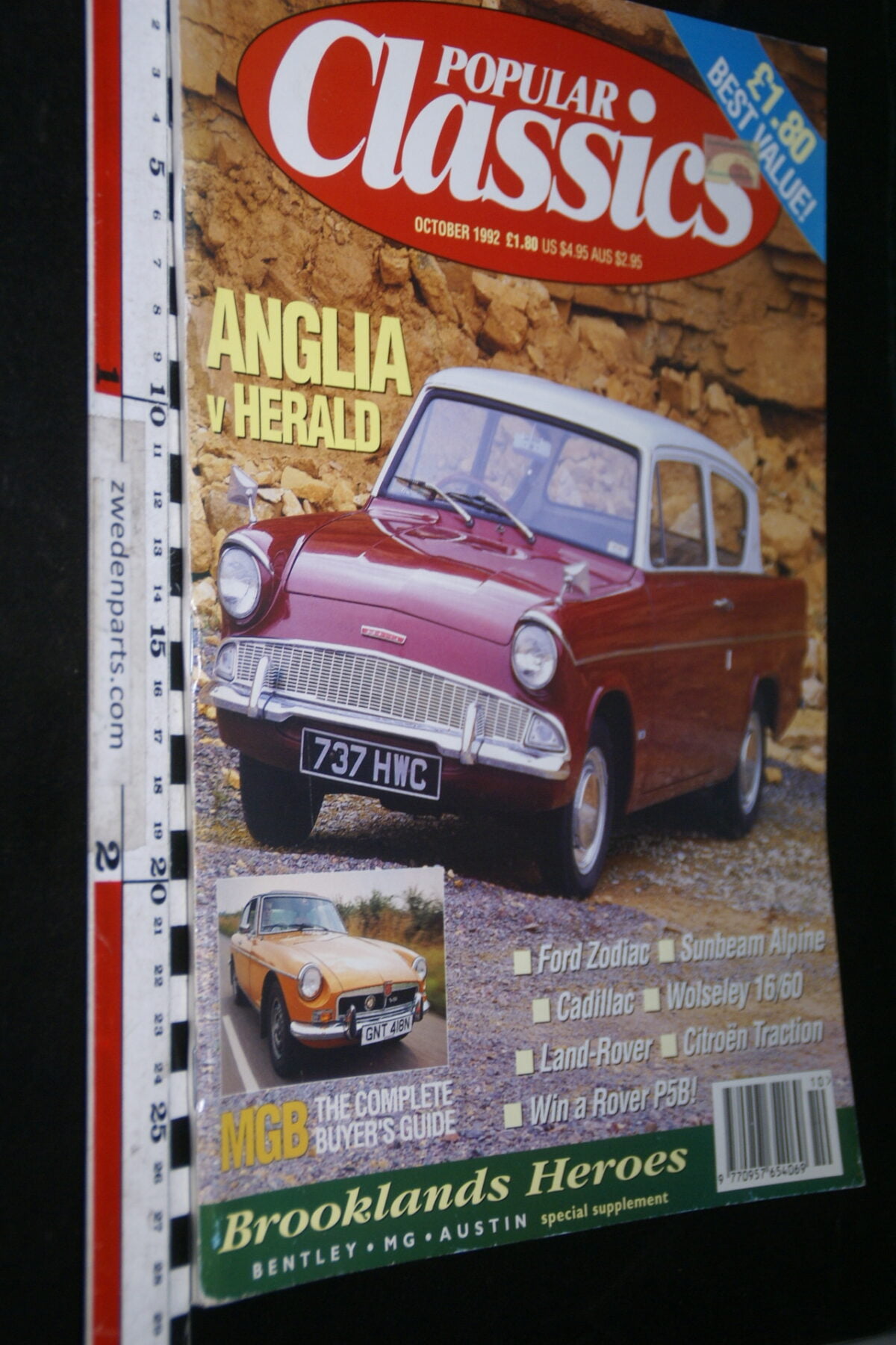 DSC09926 1992 oktober tijdschrift Popular Classics English Sunbeam Alpine Wolseley Citroen Traction-d607fee6