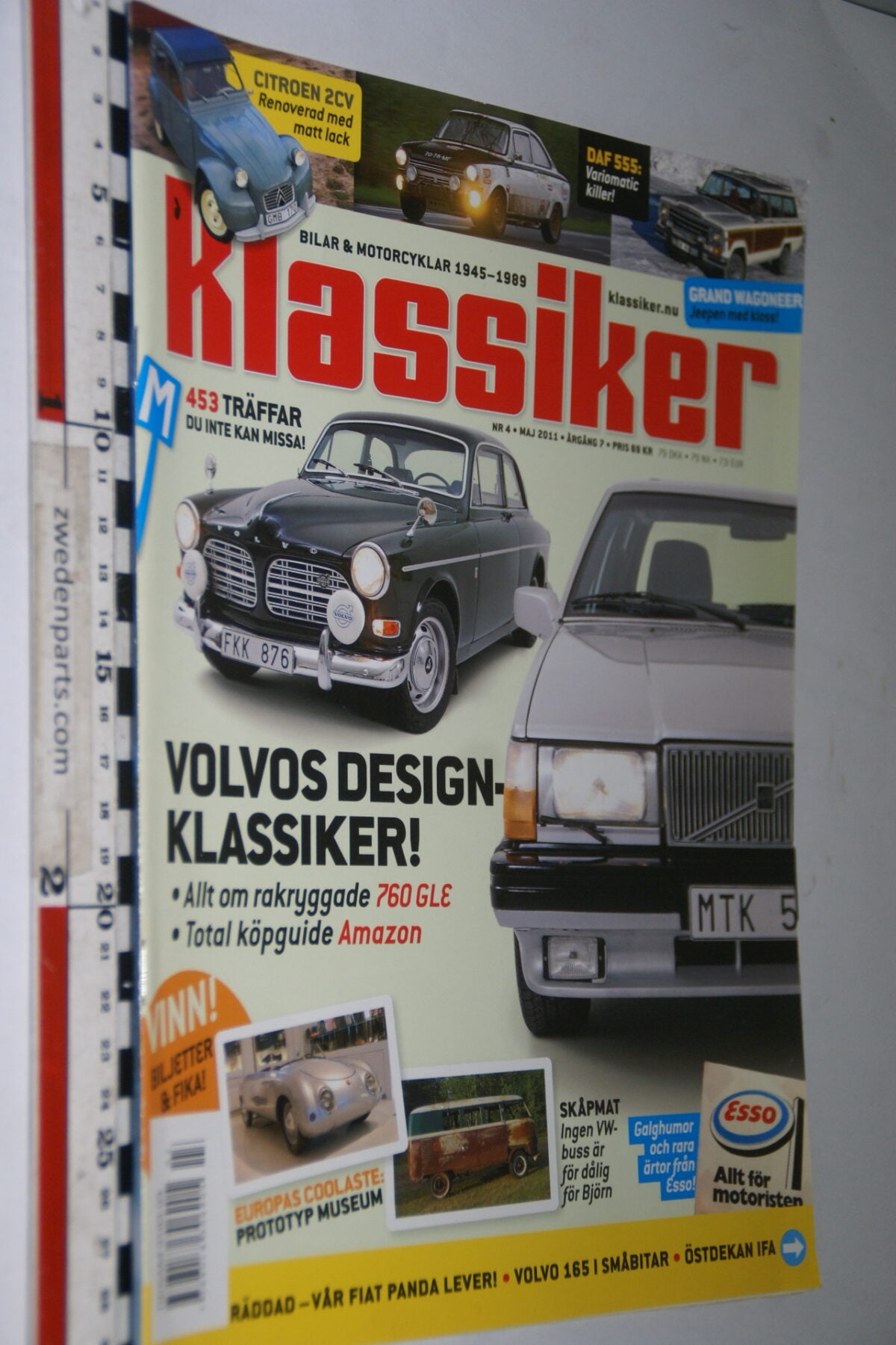 DSC00576 2011 mei tijdschrift Klassiker Volvo design Amazon 760GLE DAF 555 Svensk-640ecc71