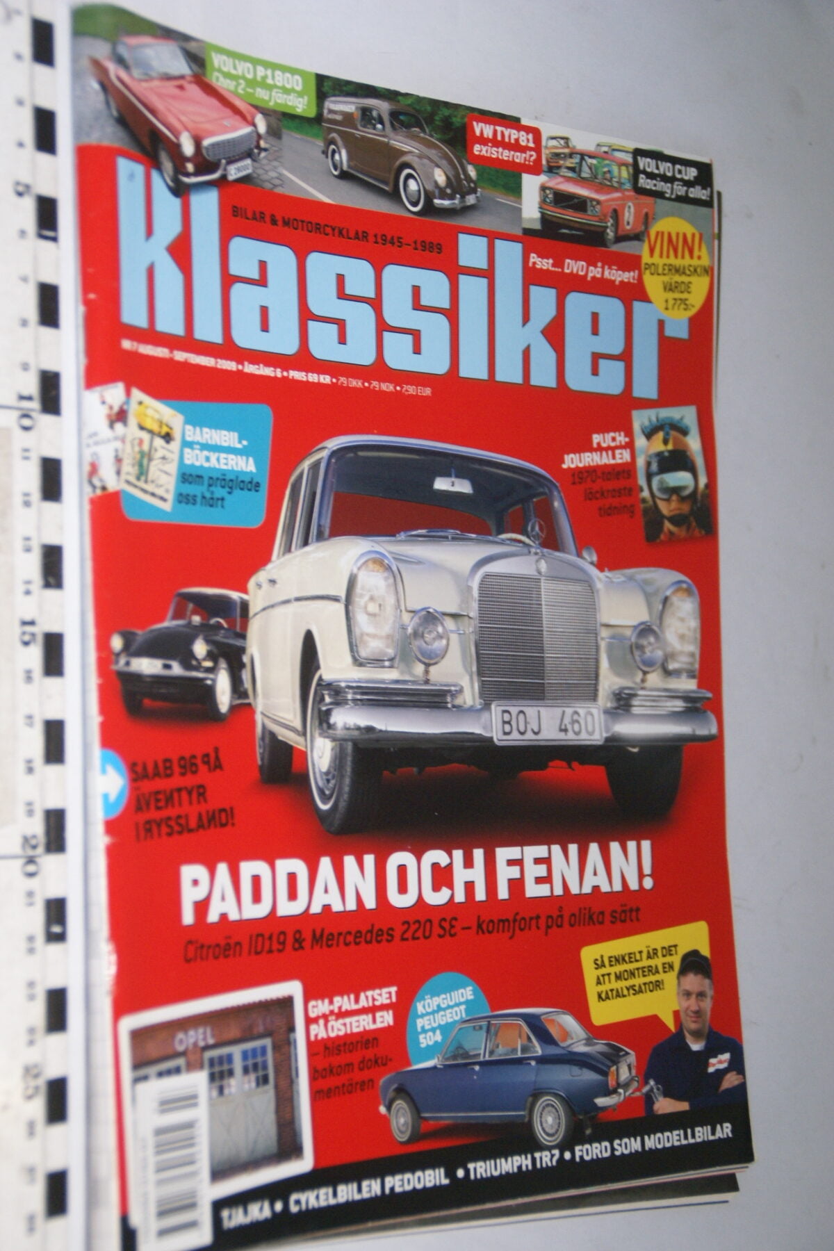 DSC00596 2009 augustus tijdschrift Klassiker Volvo P1800 Puch Citroen DS Svensk-de260371