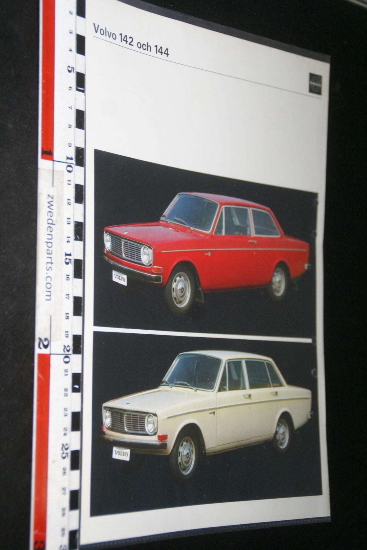 DSC00823 1967 originele brochure Volvo 142 144 nr RK 2932, Svensk-8269a450
