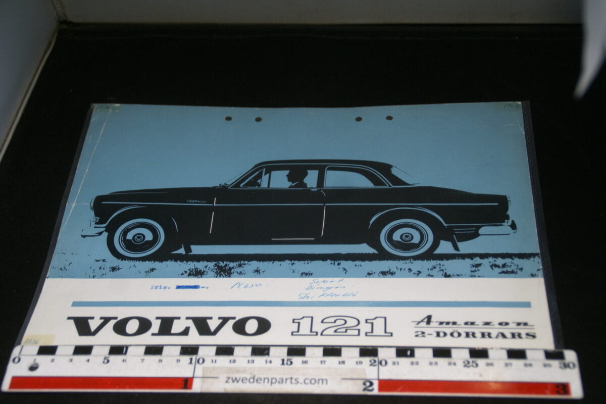 DSC00831 1961 originele brochure Volvo Amazon 2-deurs 121 nr RKP 365-3, Svensk-04dd72d5