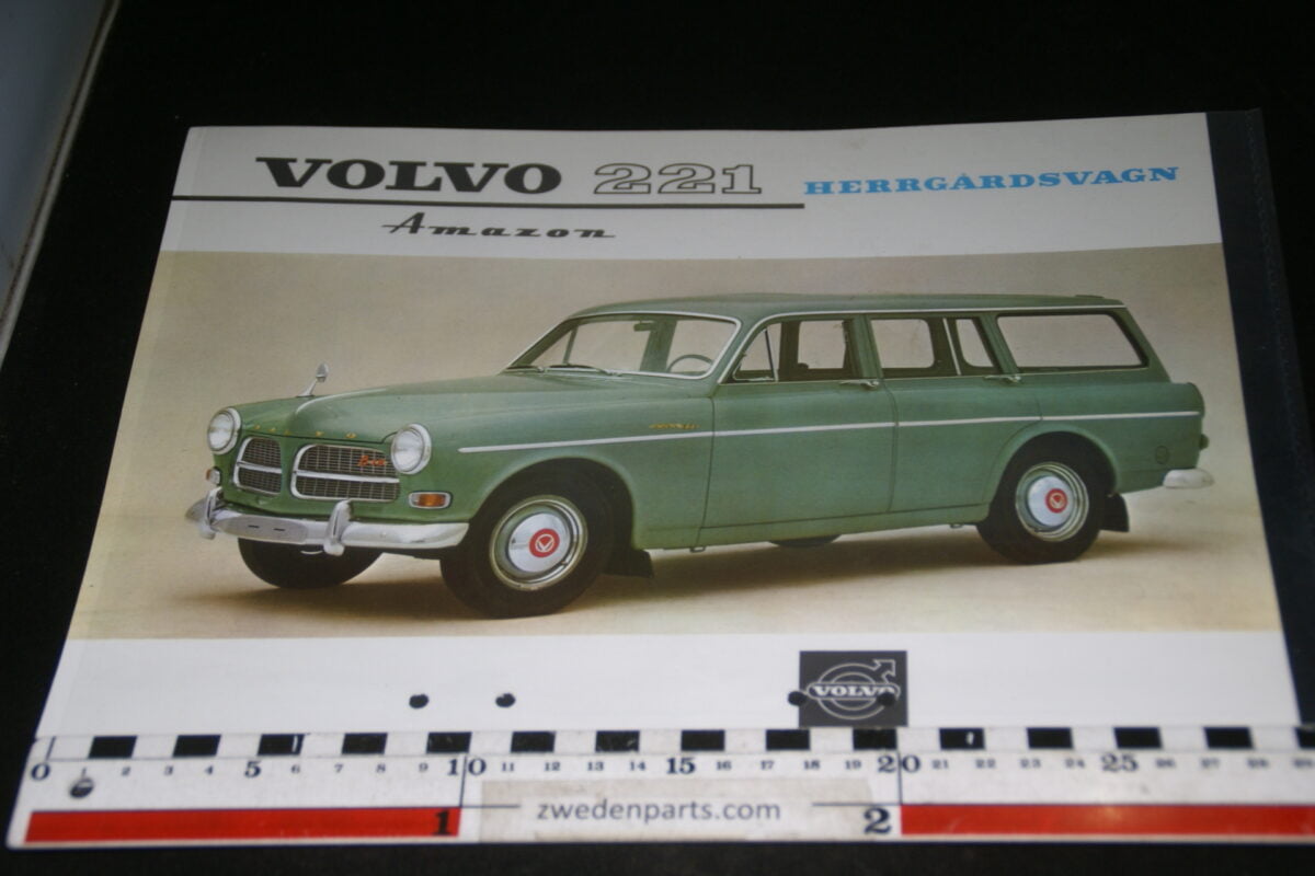 DSC00833 1962 originele brochure Volvo Amazon combi 220 221 nr RKP 582, Svensk-2d950603
