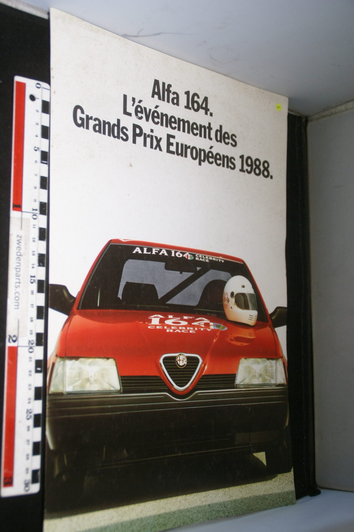 DSC00839 1988  originele brochure Alfa Romeo 164 Grand Prix, Francais-9501bee2