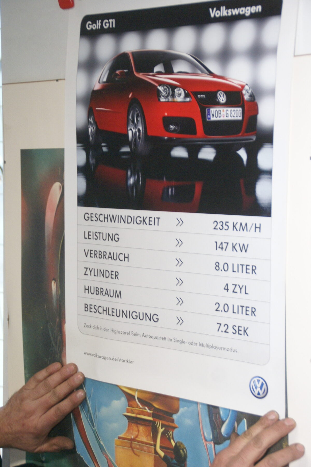 DSC01001 poster origineel Volkswagen VW Golf GTI 235 km-0251a6b9
