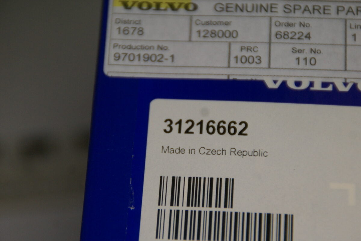 DSC01820 125 brandstof controle unit origineel Volvo  30 40 50 60 70 80 90 artnr. 31216662 NOS-8cf0e8f4